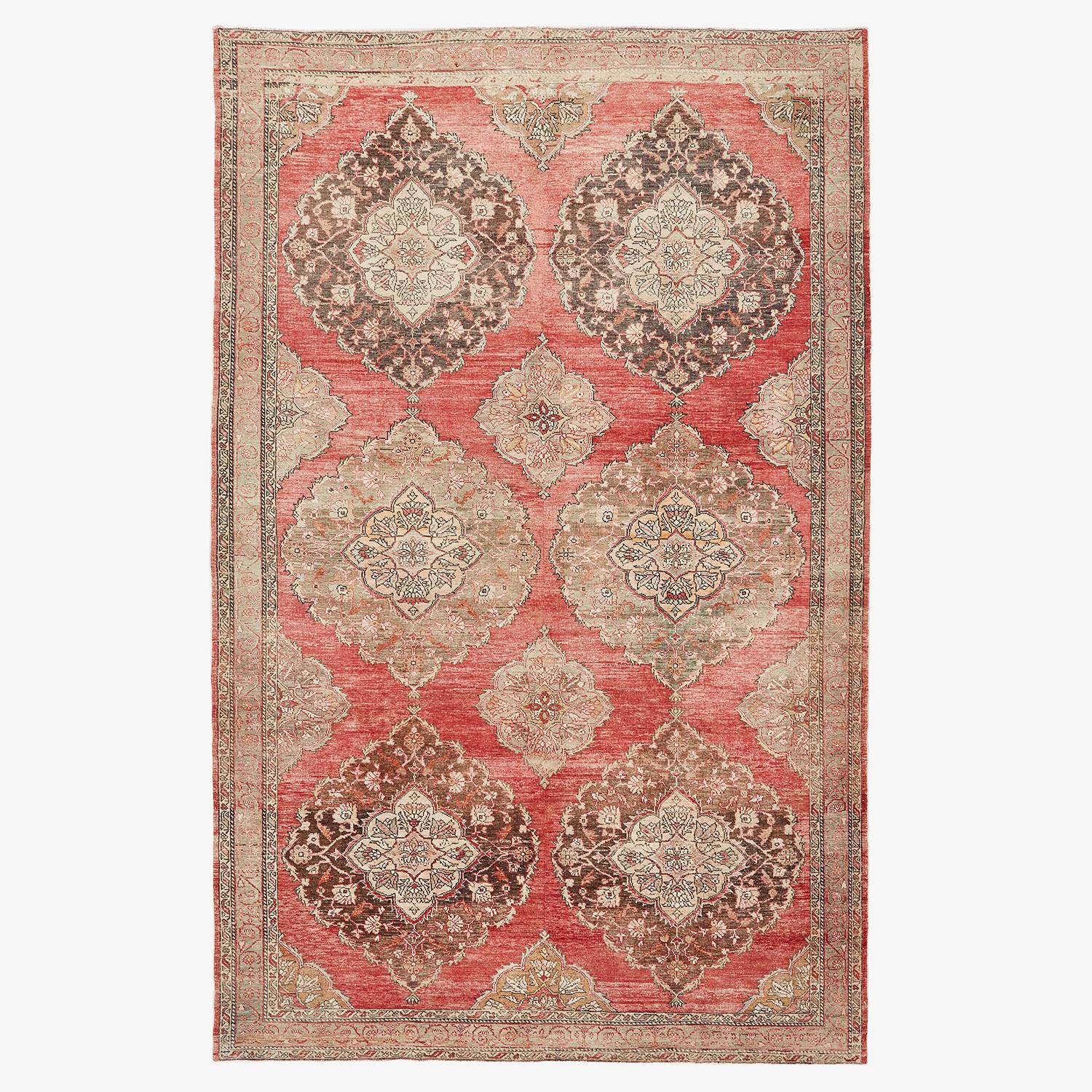 abc carpet Alfombra Turca Vintage Rosa - 8'8