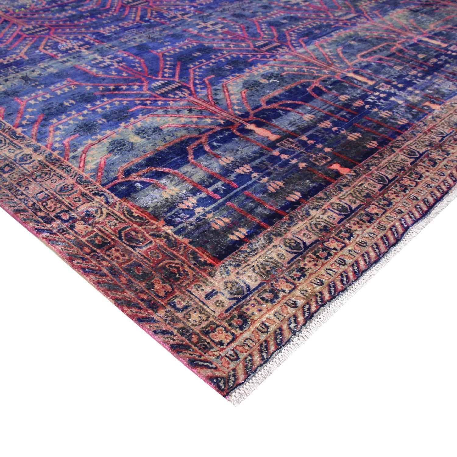 XXI secolo e contemporaneo abc carpet Purple Alchemy Tappeto transitorio in misto lana e seta - 11'8