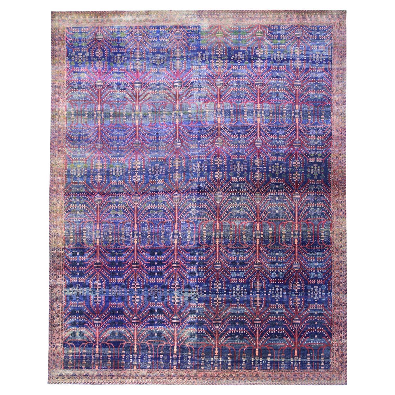 abc carpet Purple Alchemy Transitional Wool Silk Blend Rug - 11'8" x 15'2"