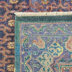 abc carpet Purple and Pink Transitional Wool Silk Blend Rug - 8' x 10'6"