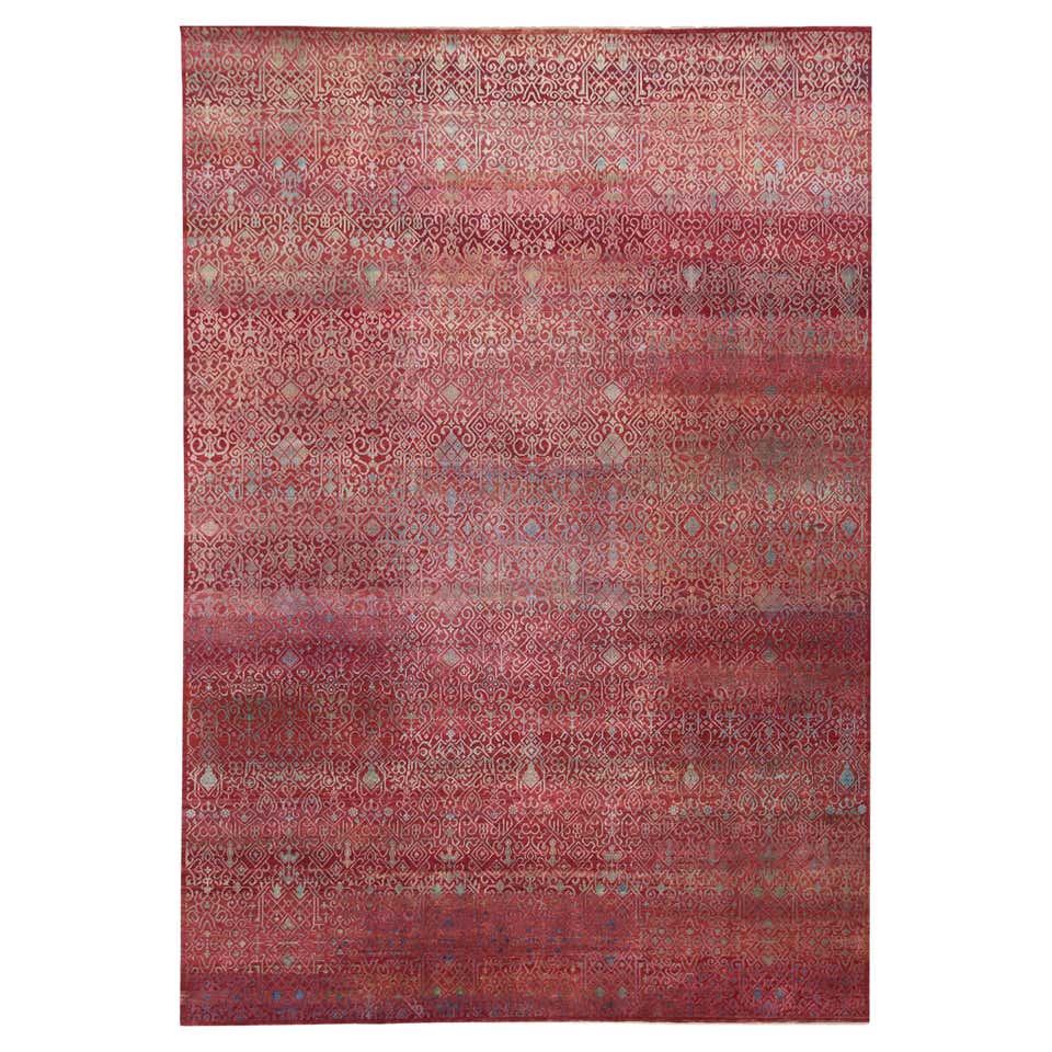 abc carpet Pink Alchemy Silk Rug - 9'11