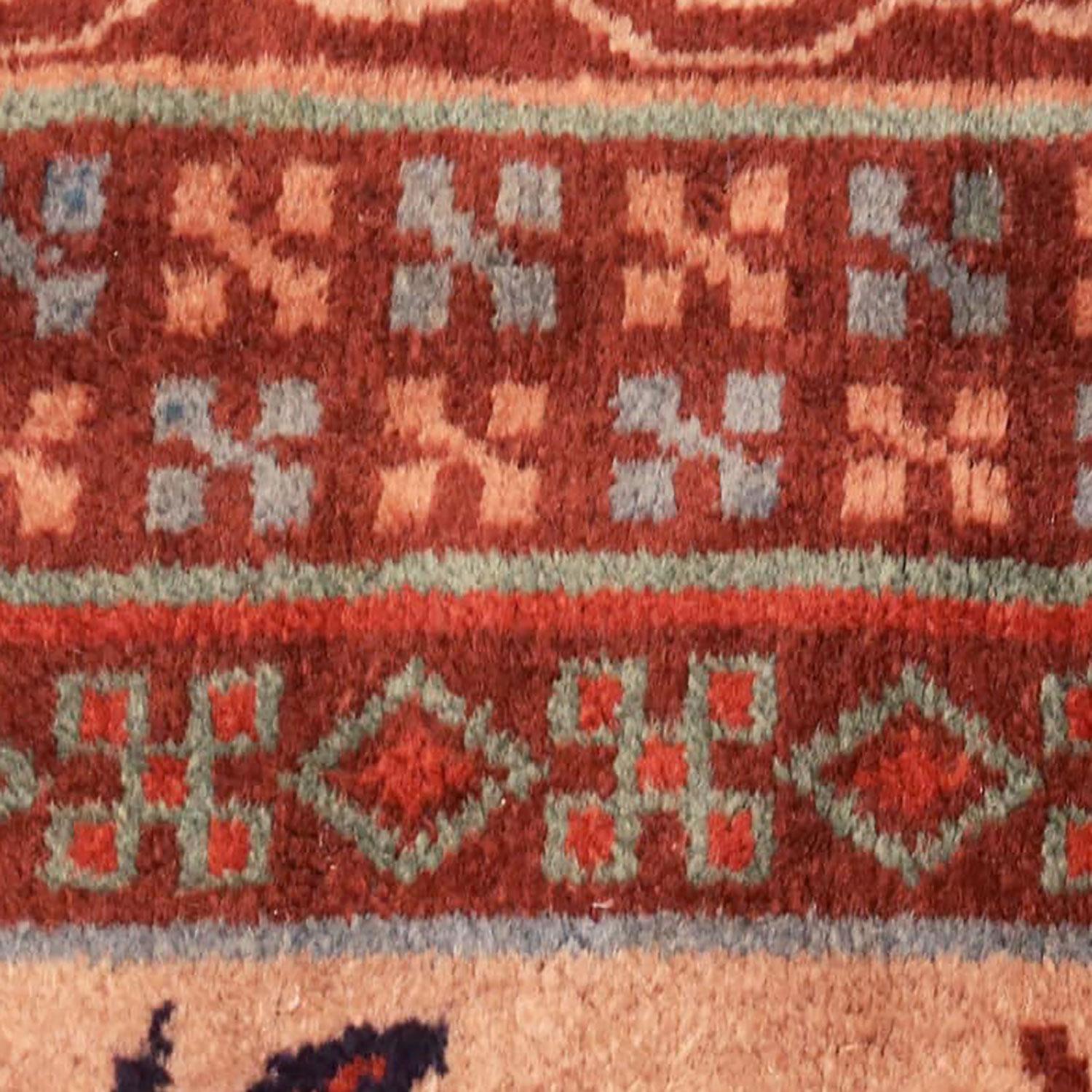 abc carpet Alfombra Turca Antigua Esmirna Roja - 10'3