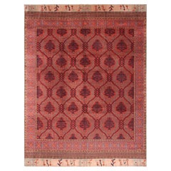 abc carpet Red Antique Turkish Smyrna Rug - 10'3" x 13'10"