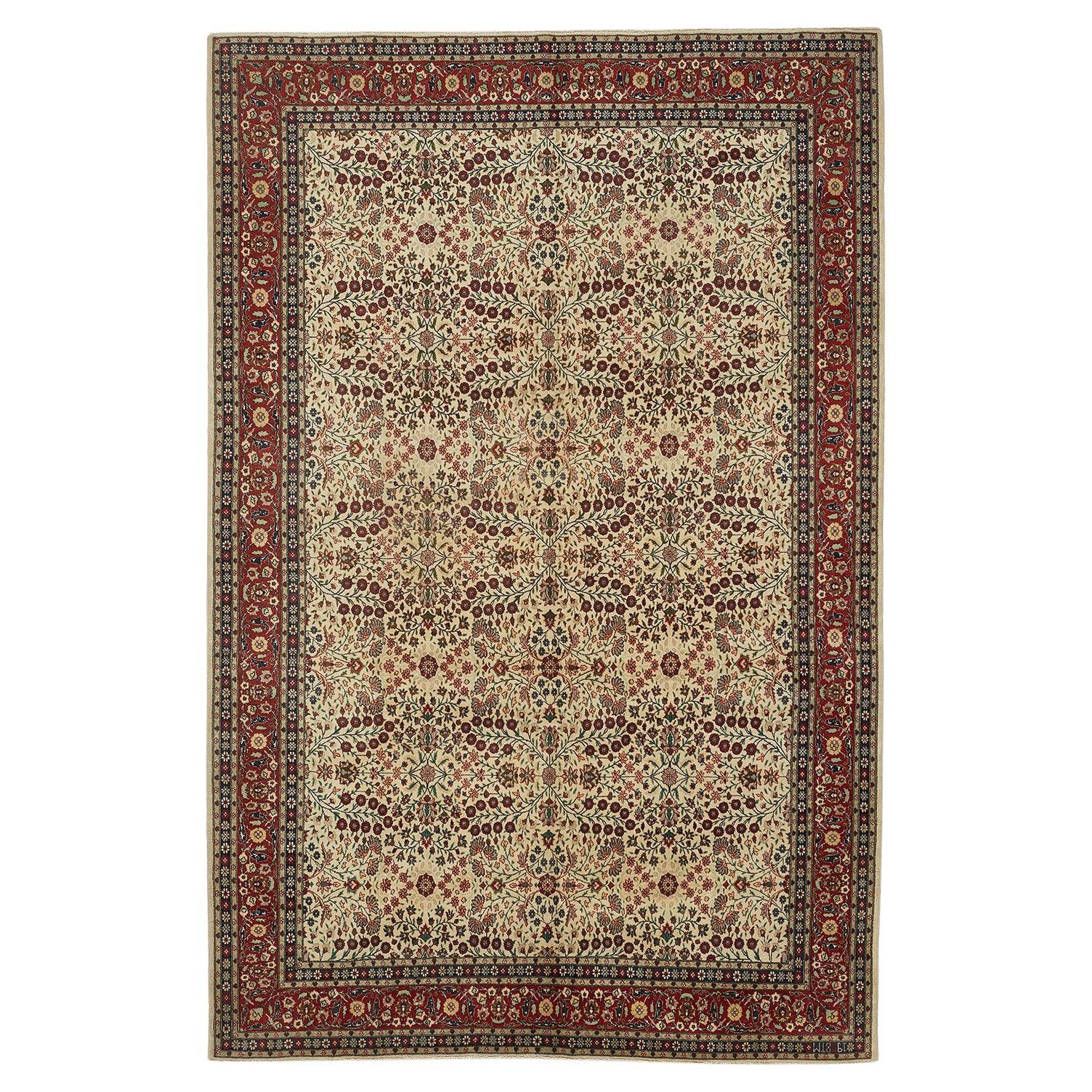 abc carpet Vintage Traditional Kayseri Rug - 7'9" x 12' For Sale