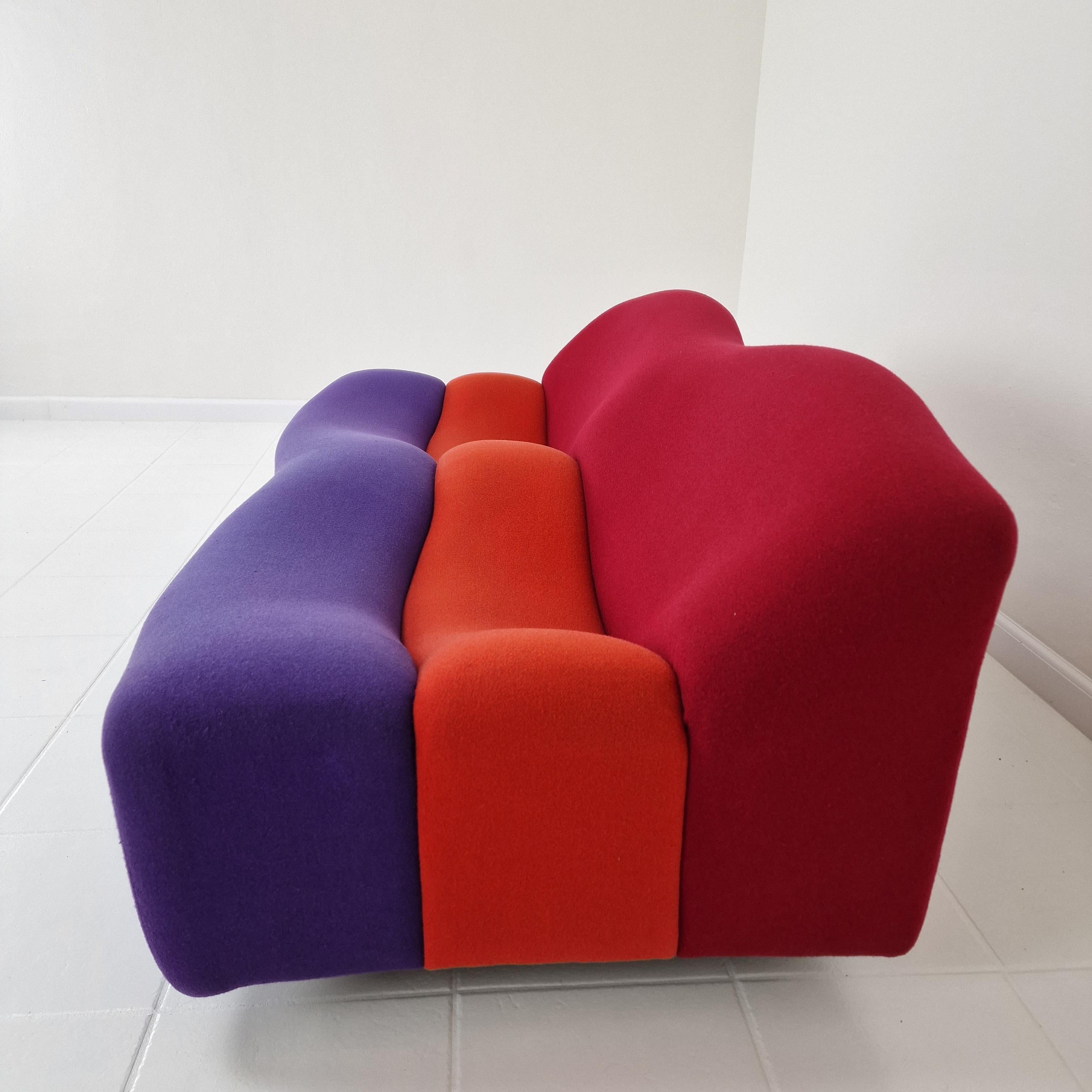 Sofá de 2 plazas ABCD de Pierre Paulin para Artifort, años 60 en Bueno estado para la venta en Oud Beijerland, NL