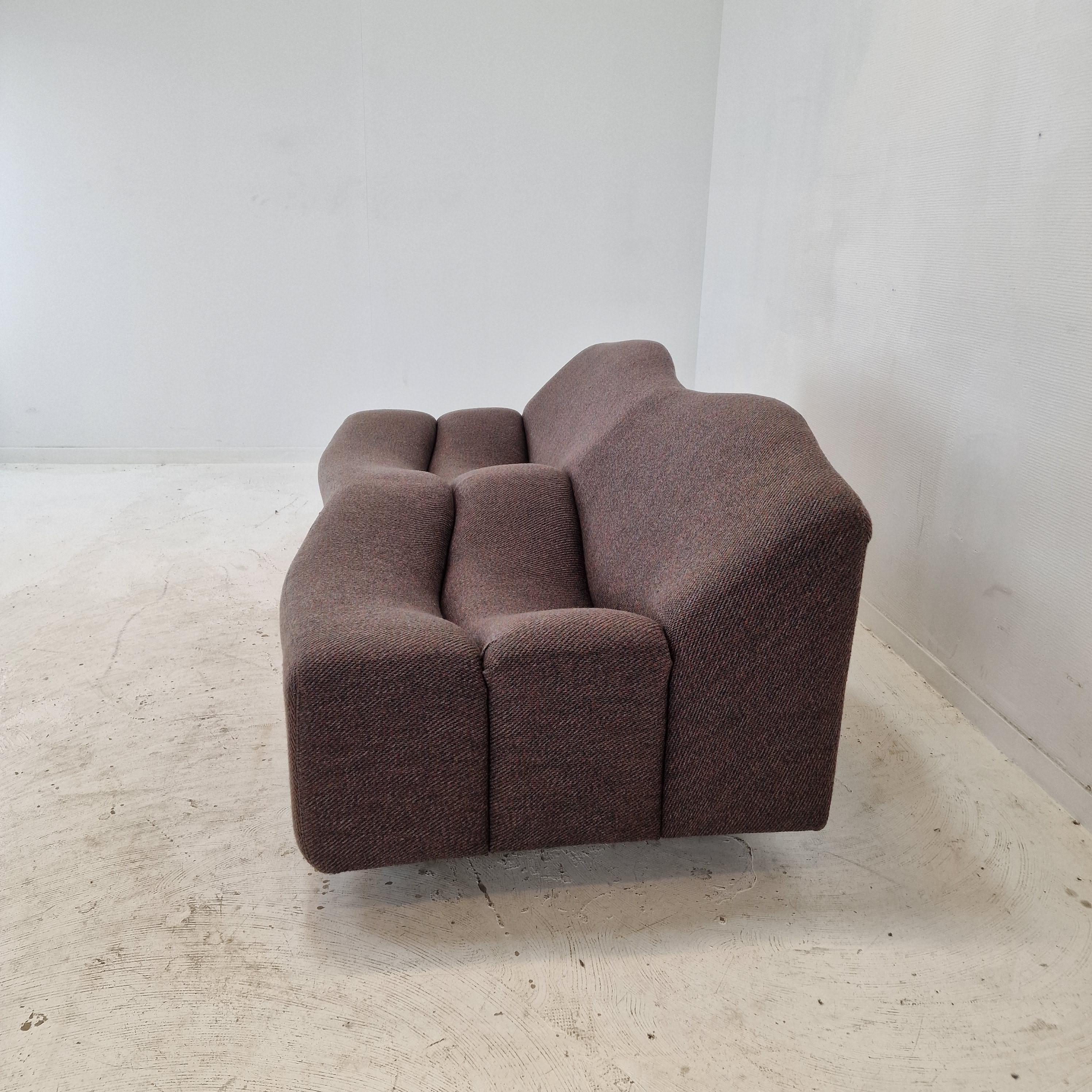 Sofá de 2 plazas ABCD de Pierre Paulin para Artifort, años 60 Metal en venta