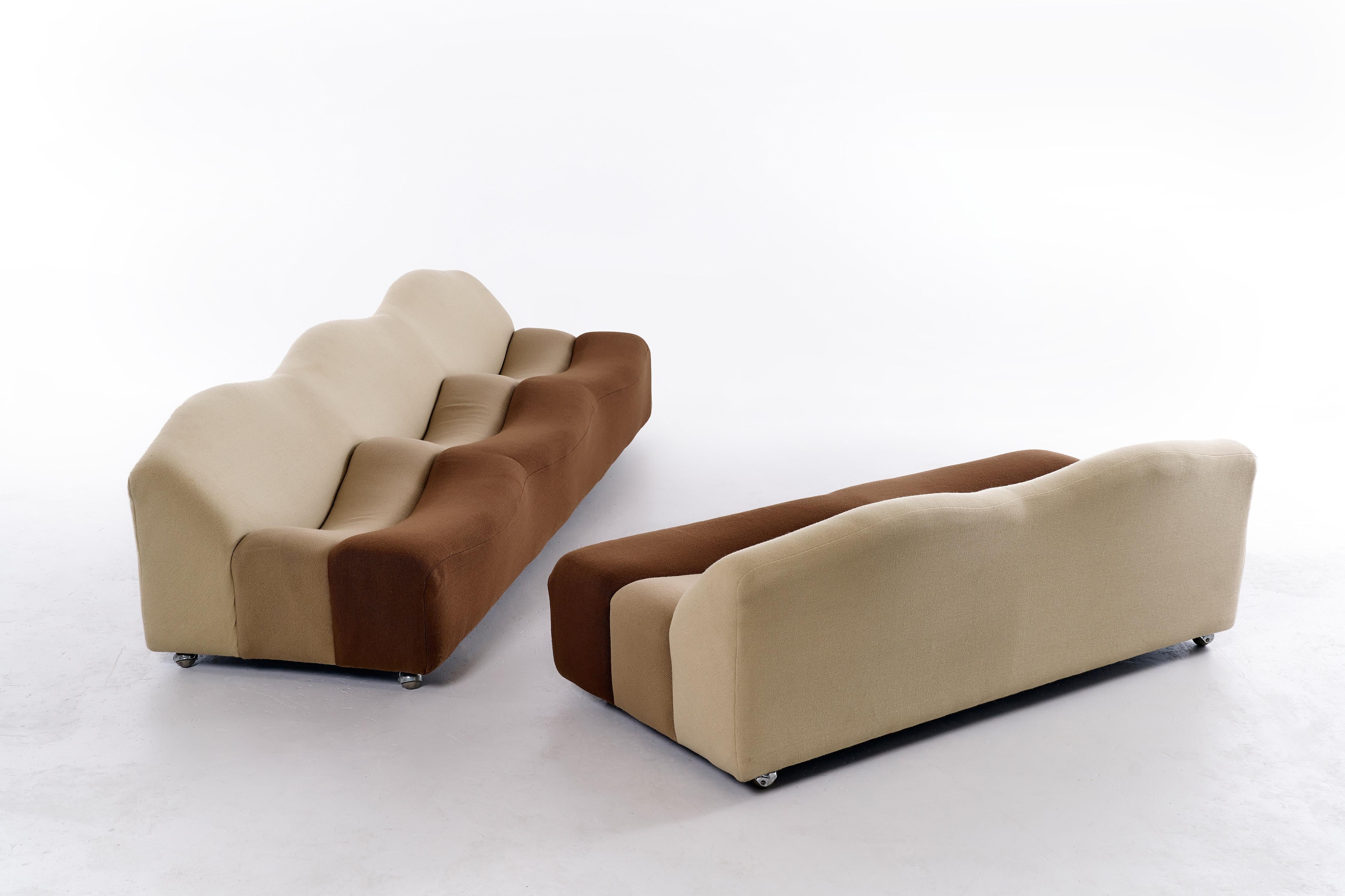 Dutch ABCD 3 Seater Sofa by Pierre Paulin for Artifort, Netherlands, 1969 For Sale