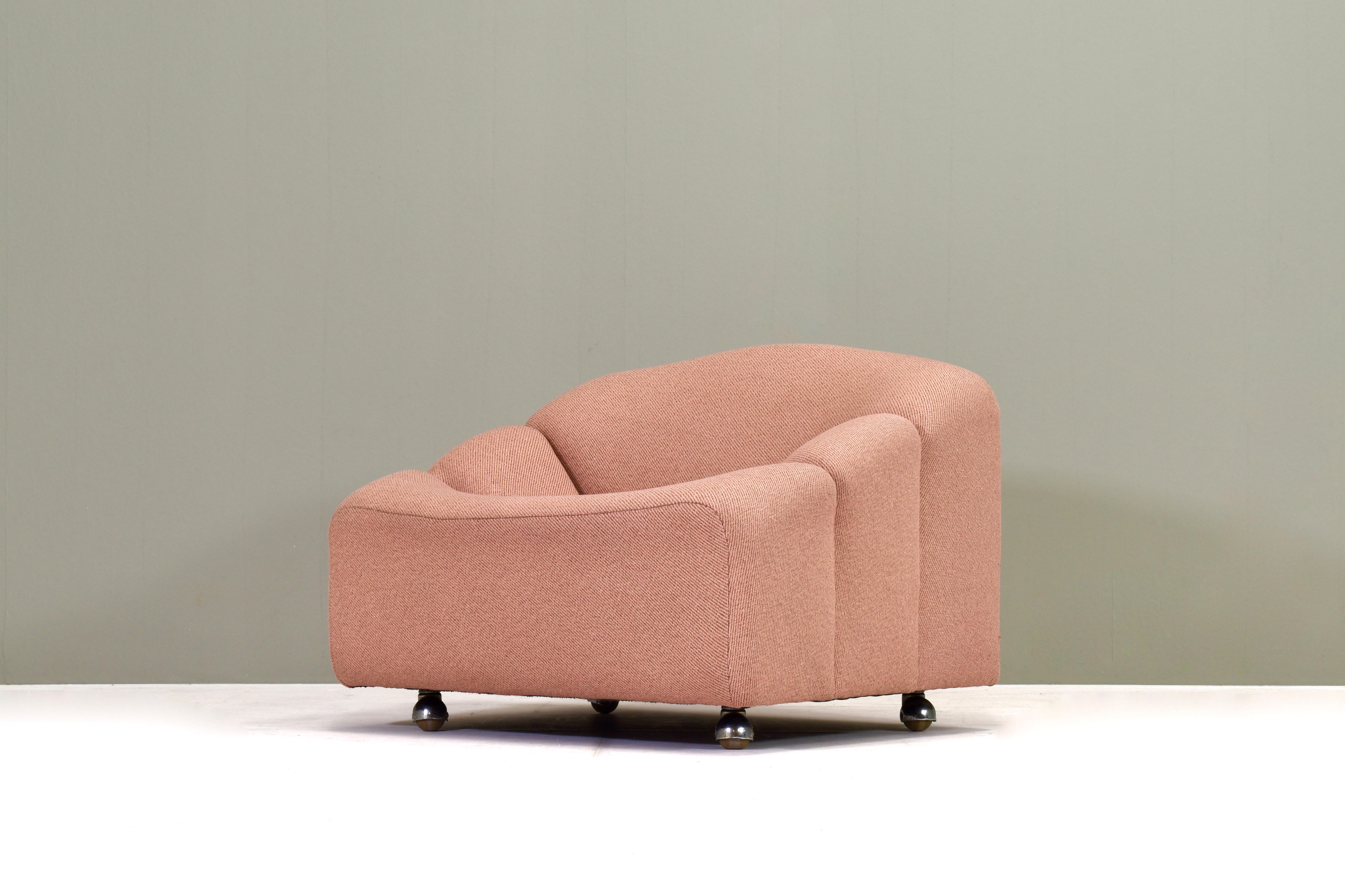 Mid-Century Modern ABCD Armchair by Pierre Paulin for ARTIFORT Original Fabric, Netherlands - 1968