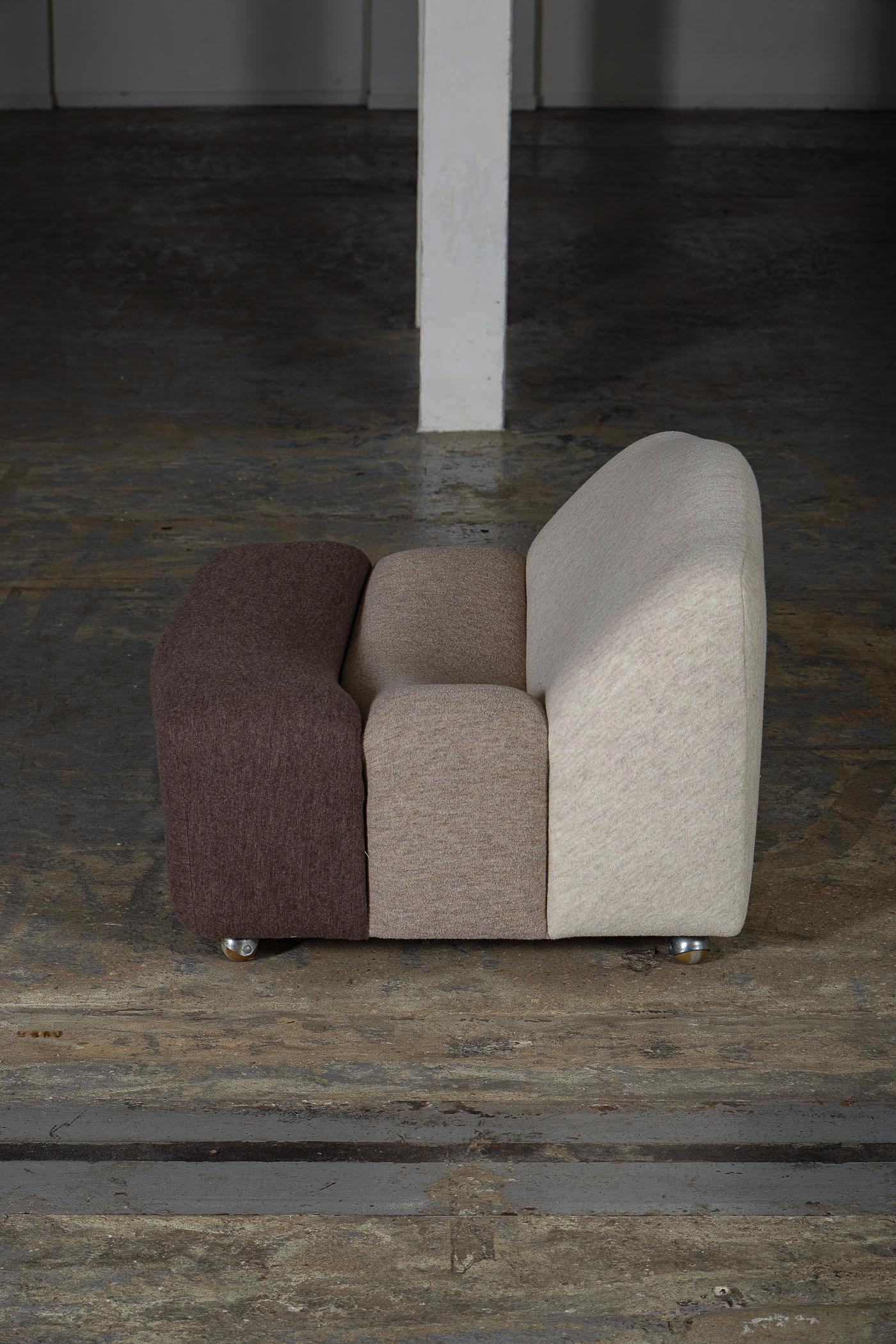 Textile ABCD Armchair by Pierre Paulin