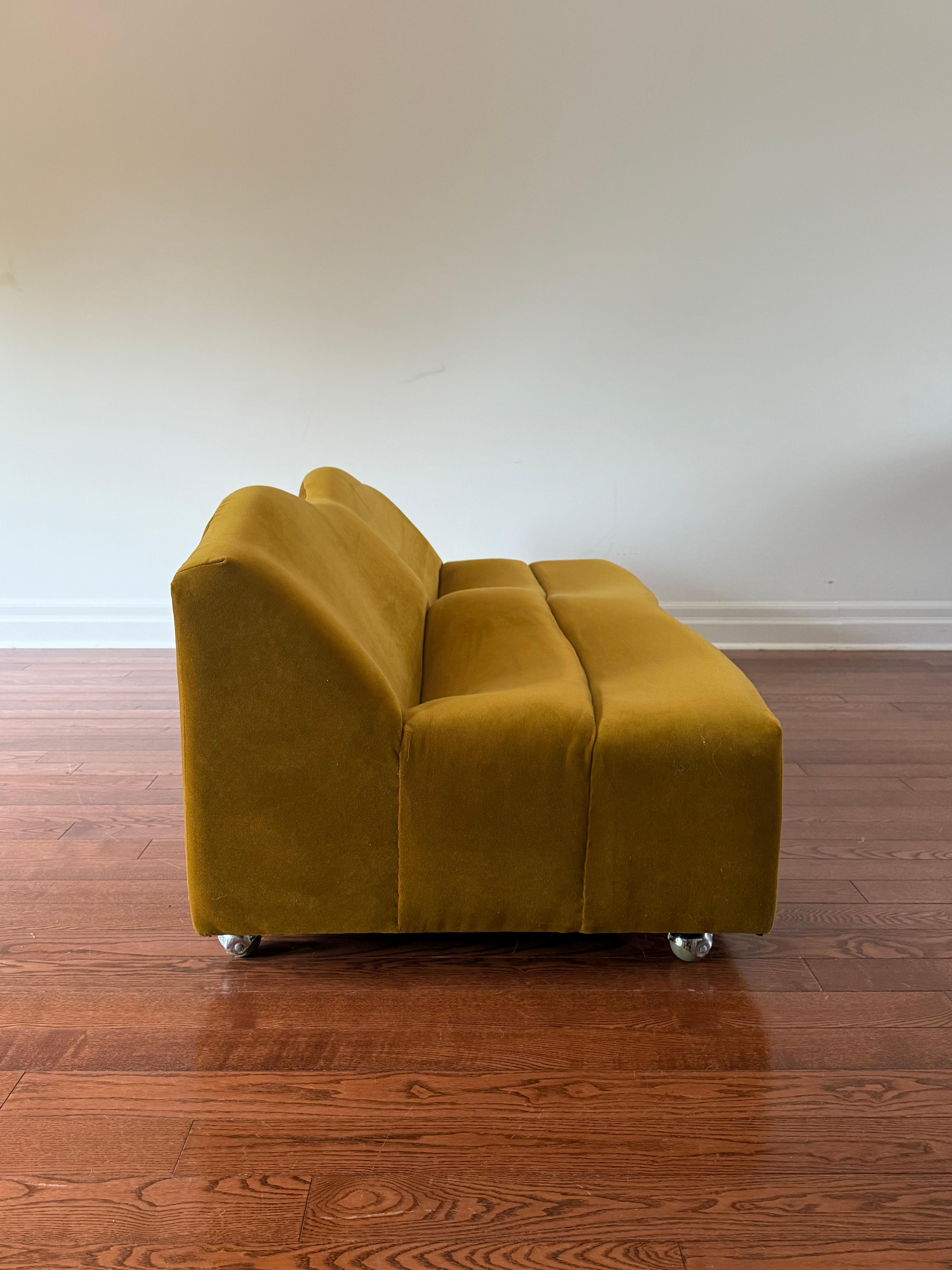 Loveseat ABCD de Pierre Paulin para Artifort, años 60 Acero en venta