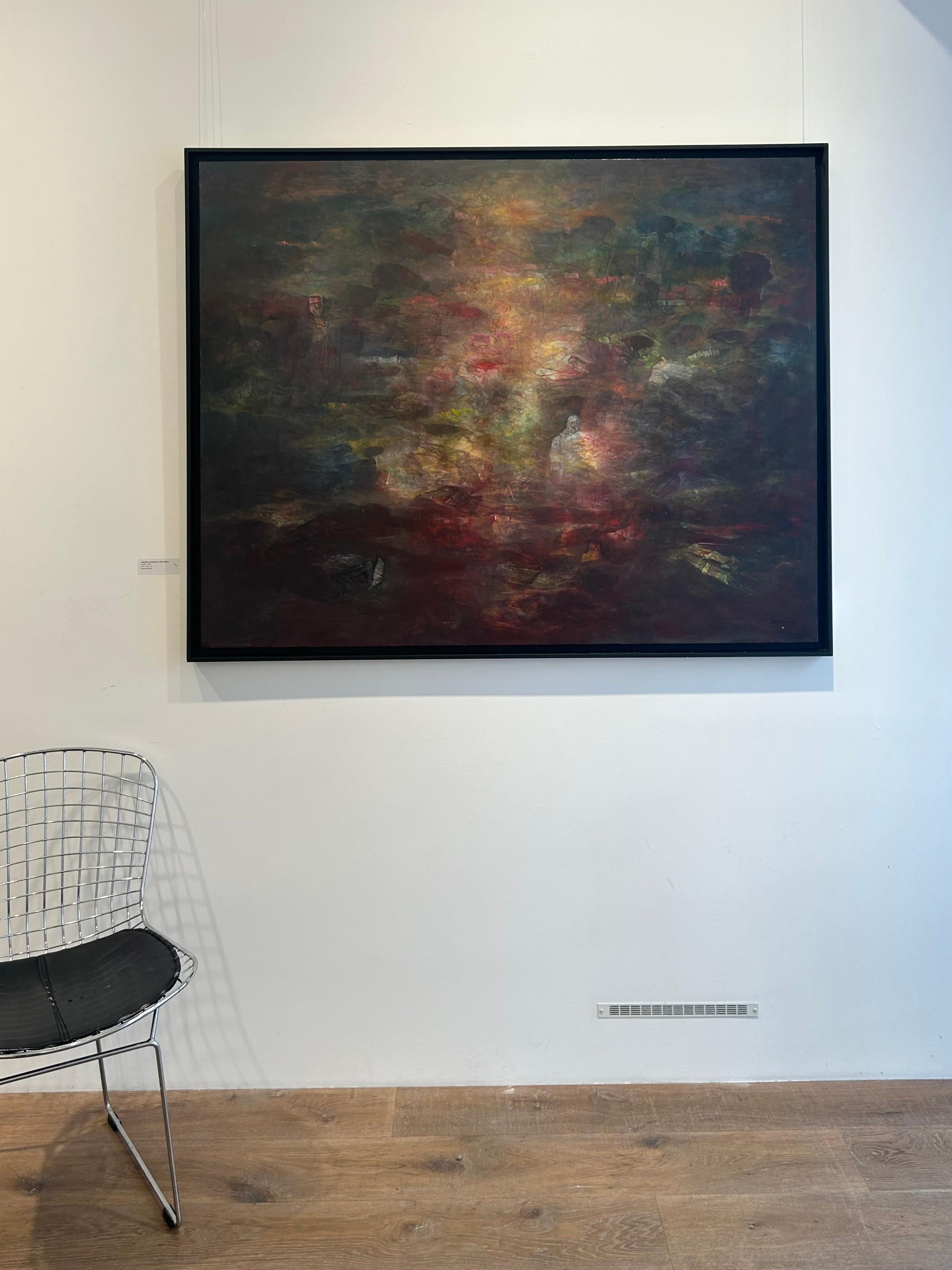 Ermite - Painting di Abdallah Benanteur