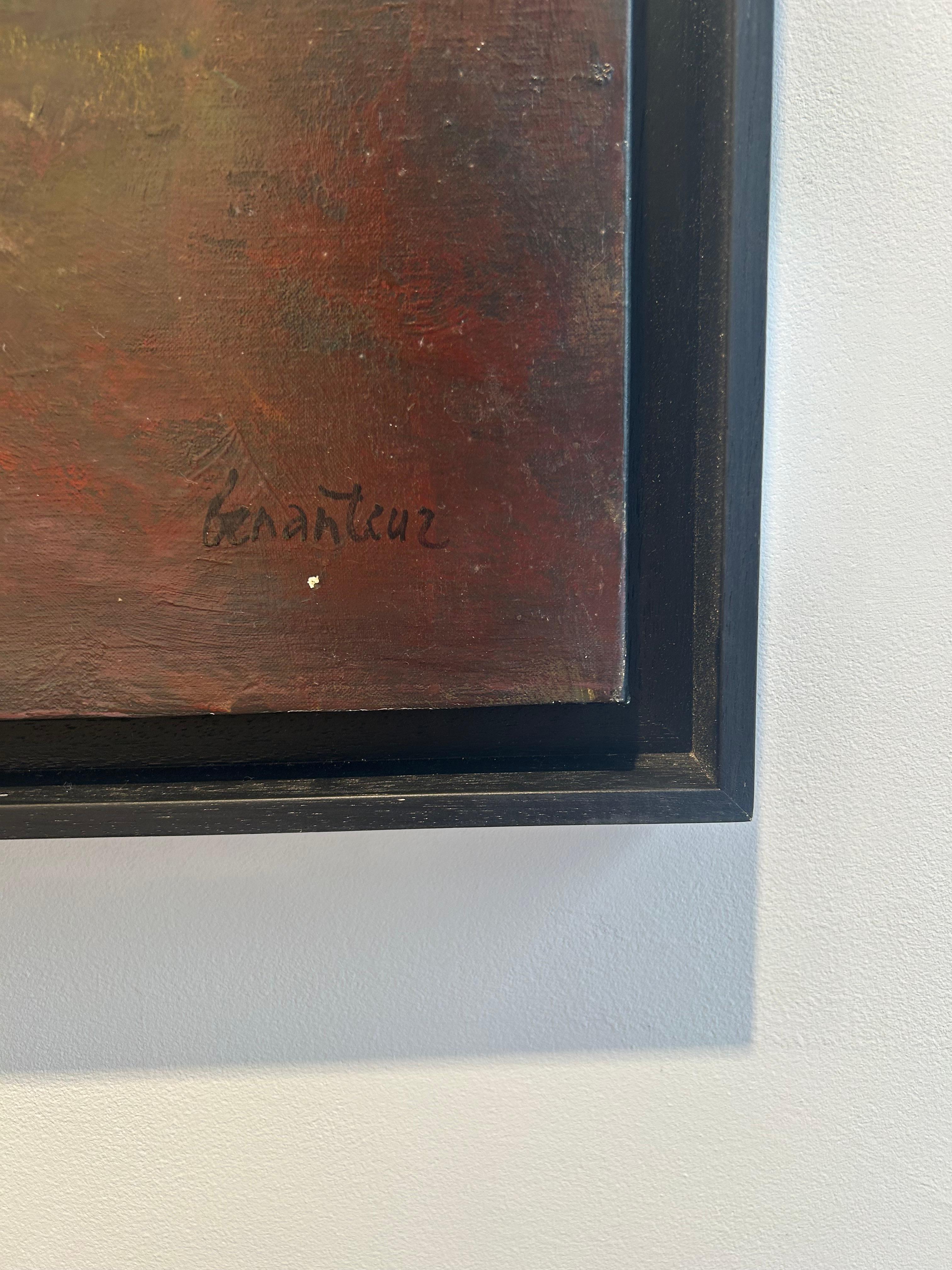 Ermite - Painting Astratto di Abdallah Benanteur