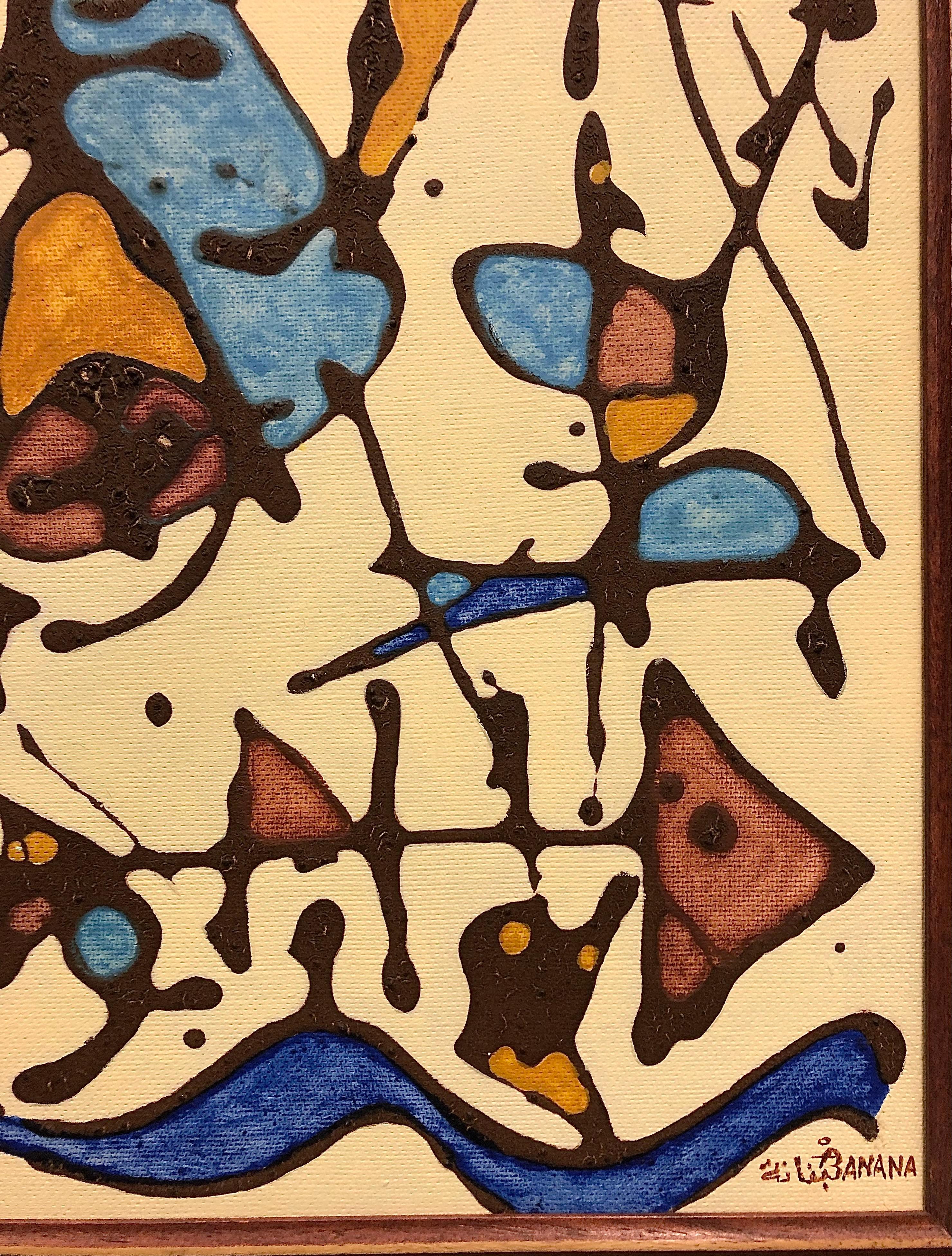 Colorful Contemporary Moroccan Abstract Painting - Untitled II For Sale 2