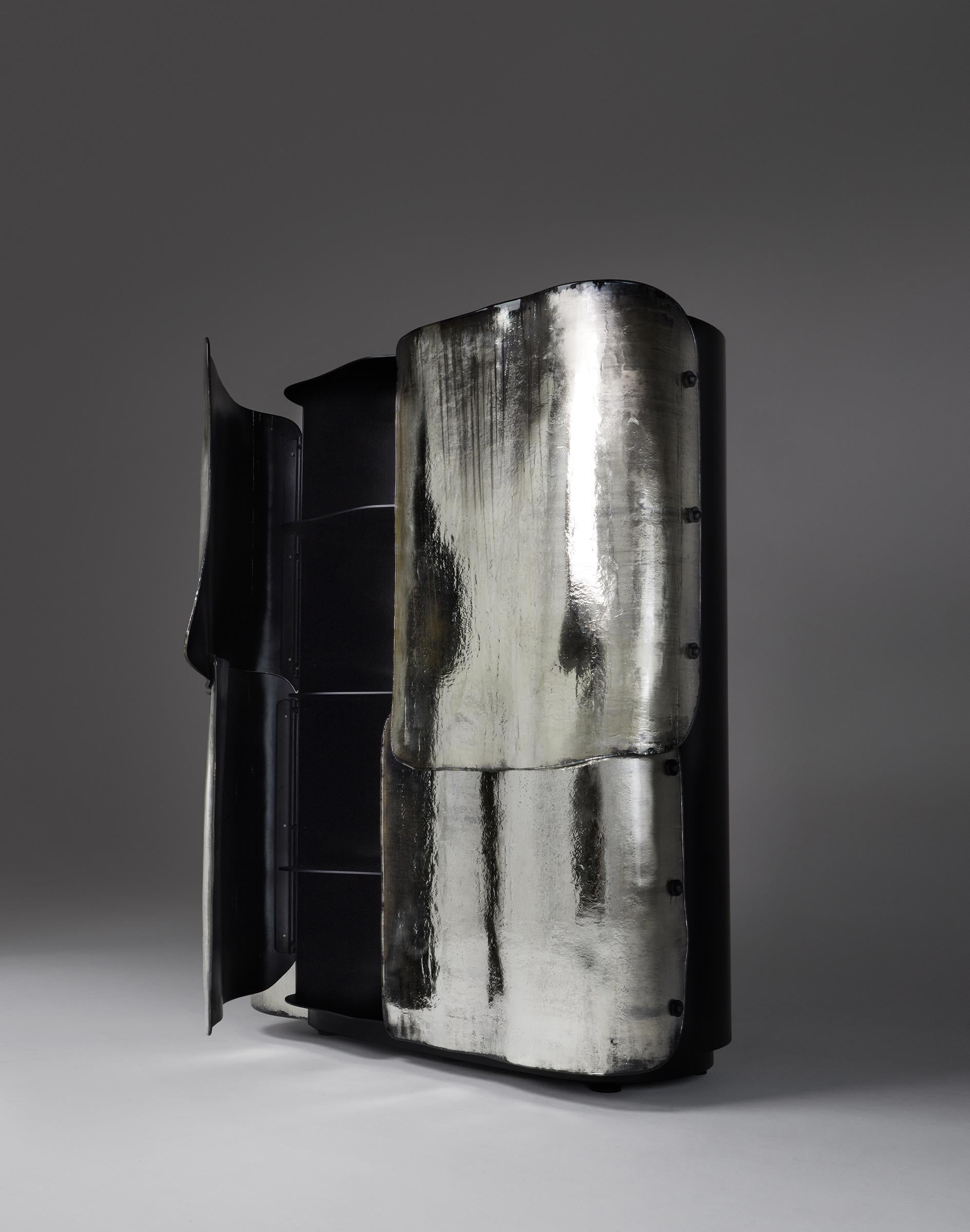 Acciaio Gabinetto Abdito di Jean-Gabriel Neukomm in vendita