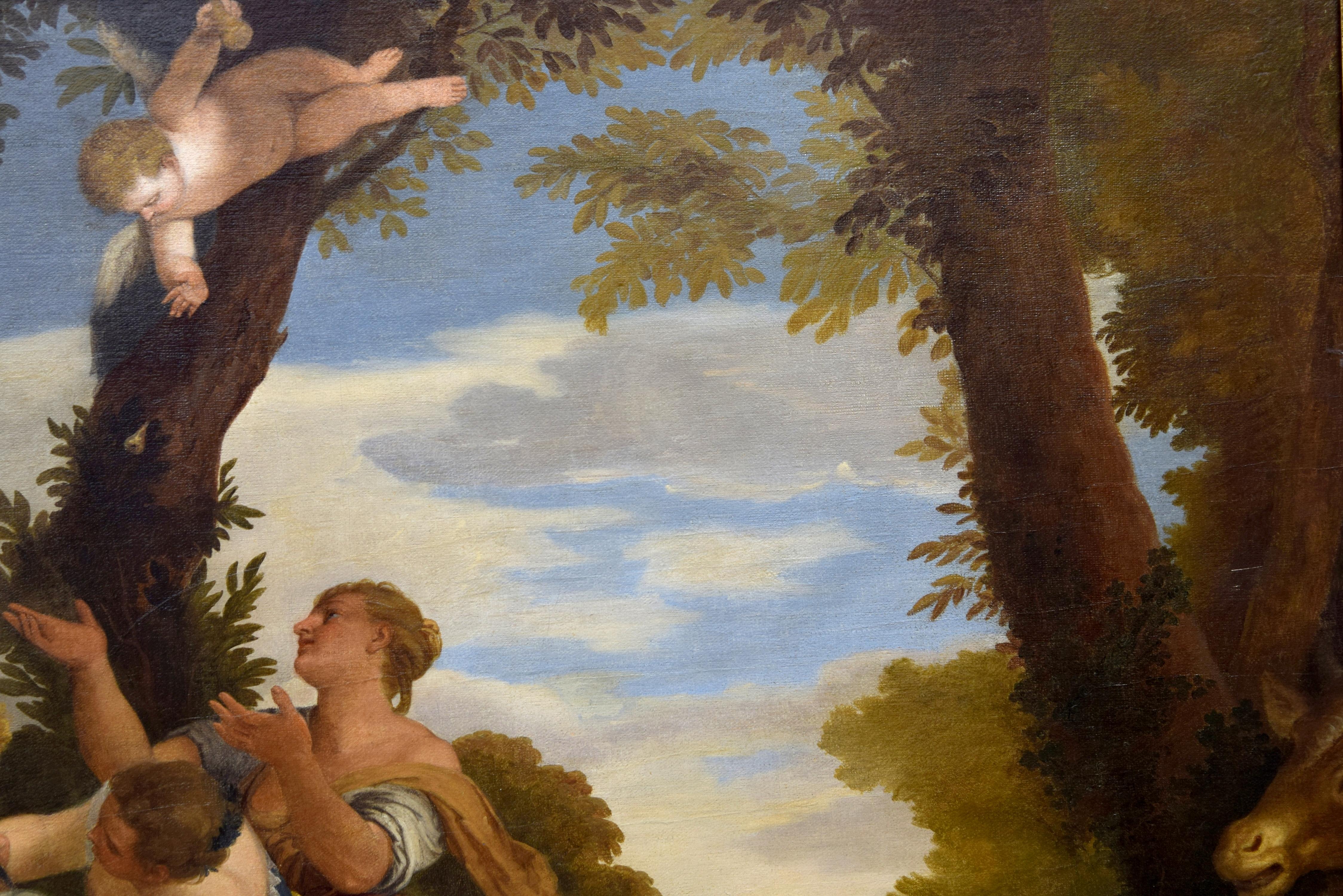 Européen Huile sur toile « Abduction of Europe », 18e siècle, d'après Veronese en vente