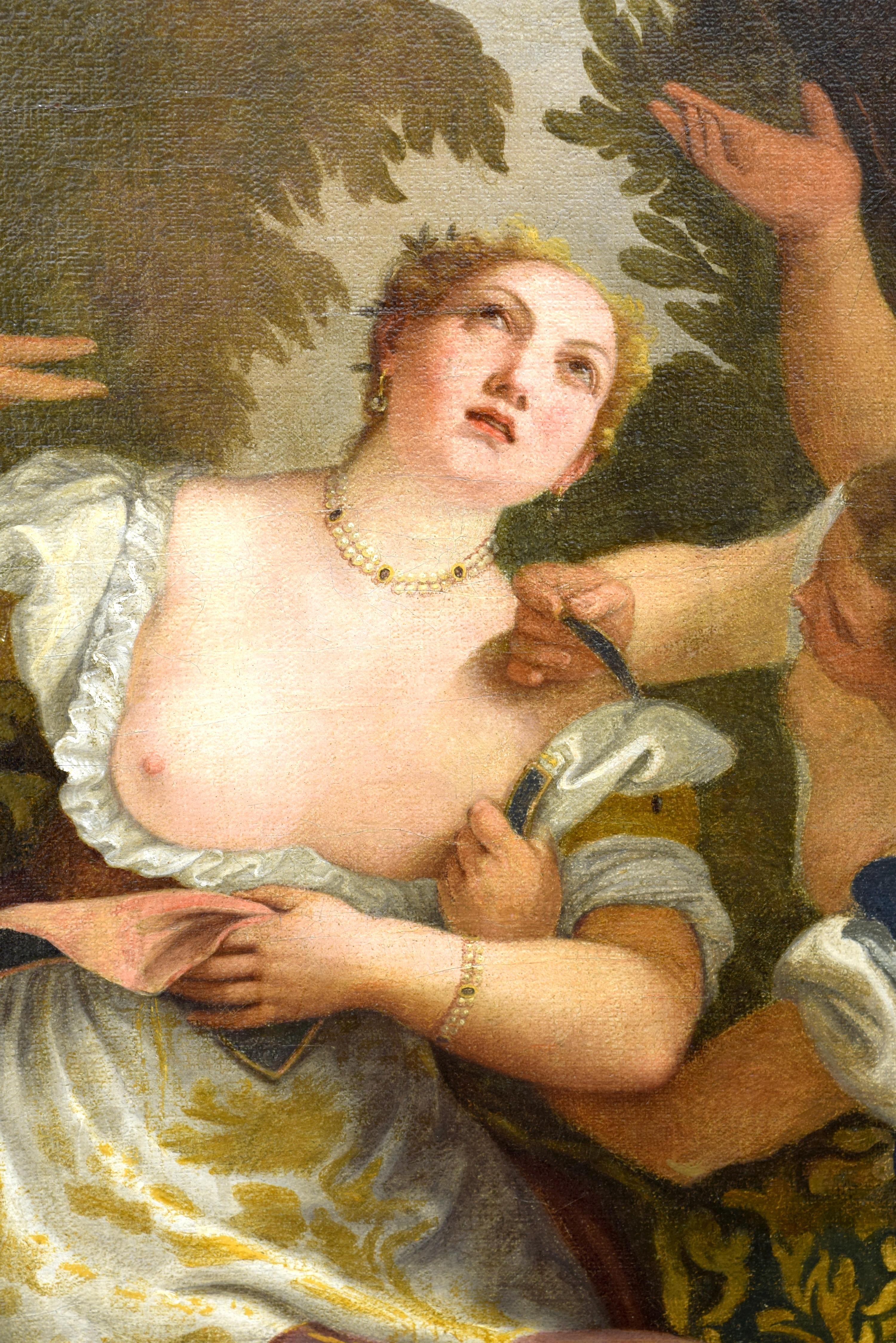 Huile sur toile « Abduction of Europe », 18e siècle, d'après Veronese Bon état - En vente à Madrid, ES