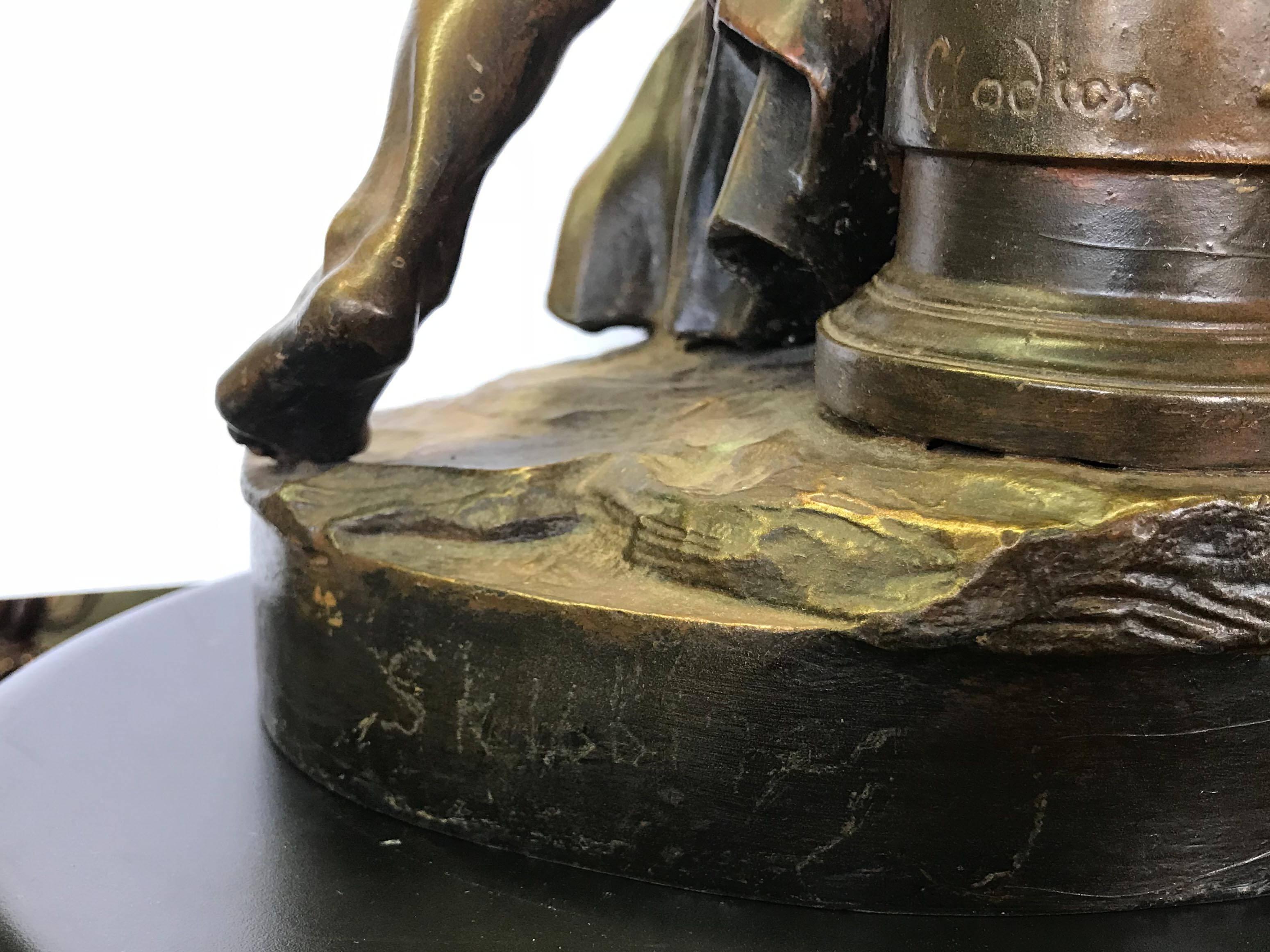 'Abduction of Persephone' French Bronze after Clodion For Sale 5