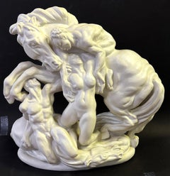 "Abduction of the Sabine Women", Rare Art Nouveau/Art Deco Sculpture, Denmark