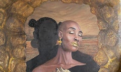 Holding Shadows - 21. Jahrhundert, Zeitgenössisch, Figurativ, Porträt, Moderne Frauen