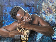 Abdulateef Salaudeen - I Will Be Fine (Some Days I
m Good, Some Days I
m Not) -21st Century, Figurative I Will Be Fine (Some Days I
m Good, Some Days I
m Not) -21st Century, Figurative