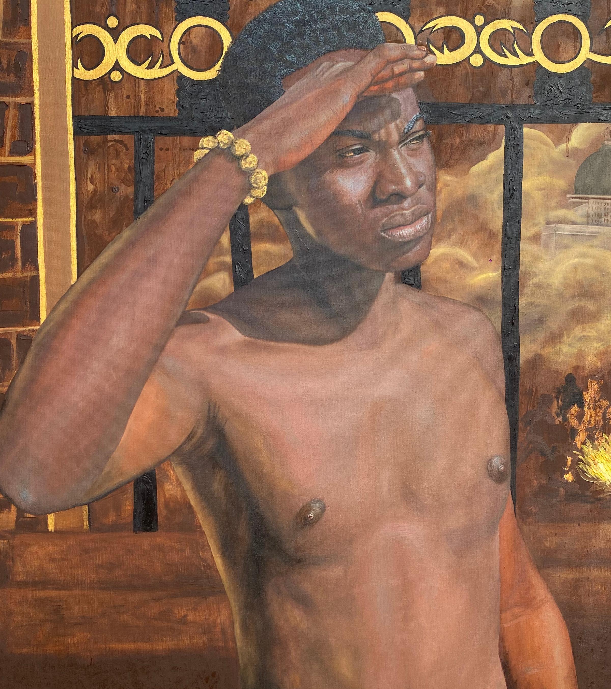Procedimiento de envío
Se envía en un tubo bien protegido desde Nigeria
Esta obra es única, no se trata de una impresión ni de otro tipo de copia.
Acompañado de un Certificado de Autenticidad. (Ediciones de la Galería)

Sobre el artista
Abdulateef
