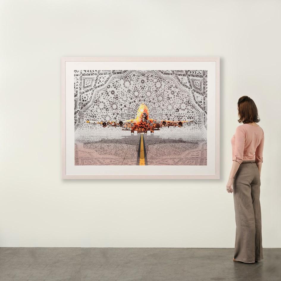 Abdulnasser Gharem, In Transit, Limited Edition, Silkscreen Diamond Dust, Art For Sale 3