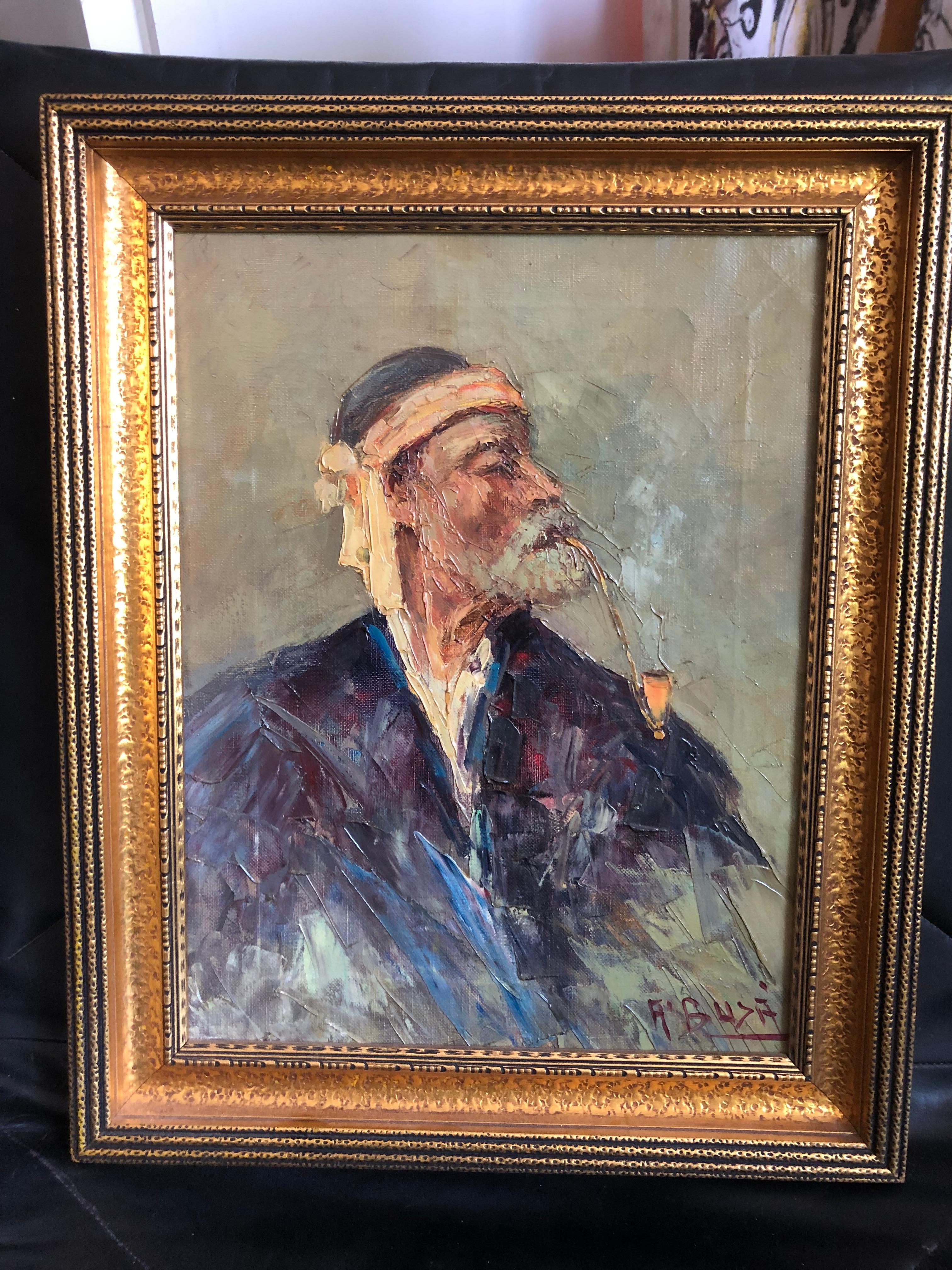 Albanese Abdurrahim Buza, Olio su tela
