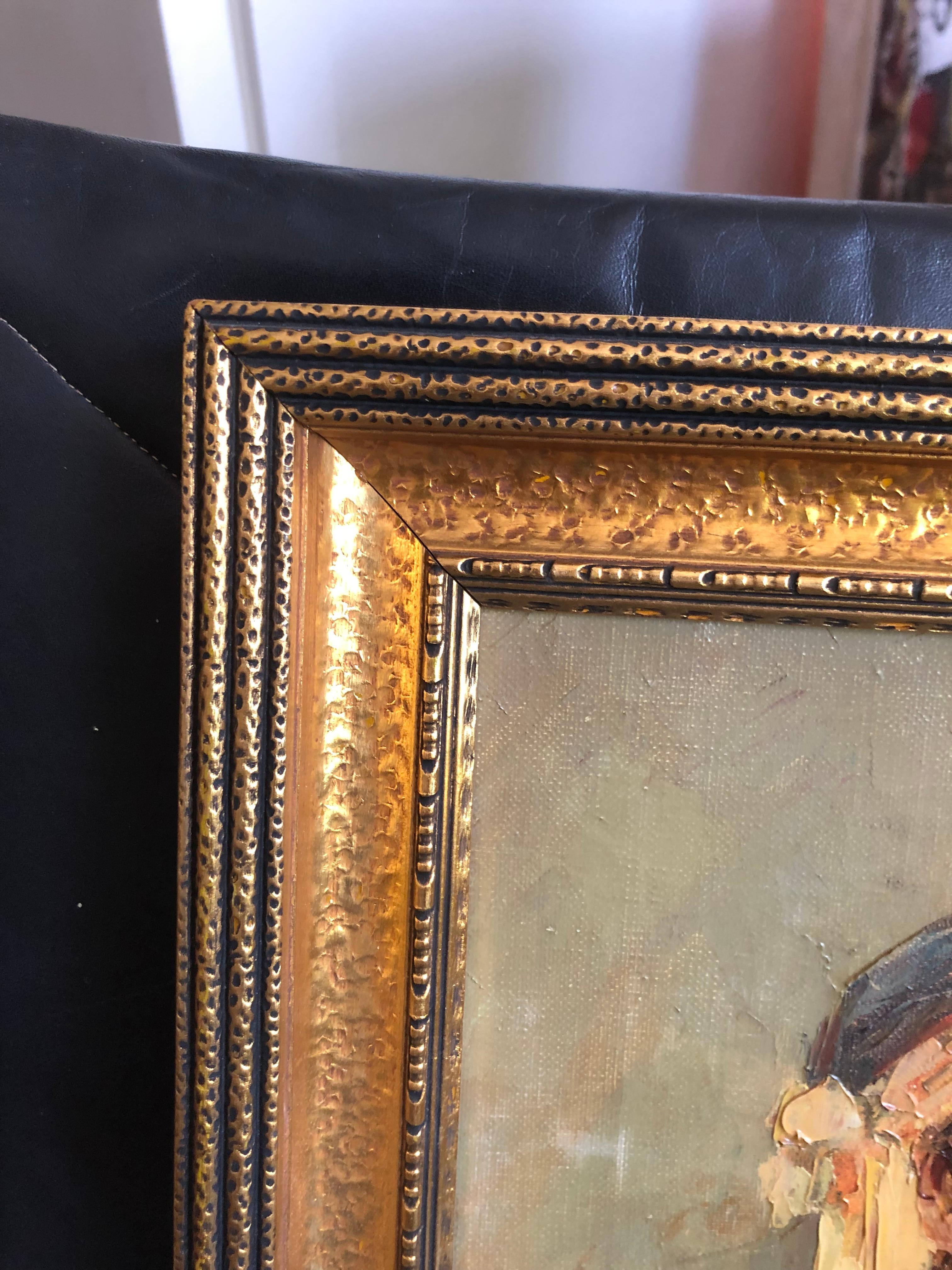 Metà XX secolo Abdurrahim Buza, Olio su tela