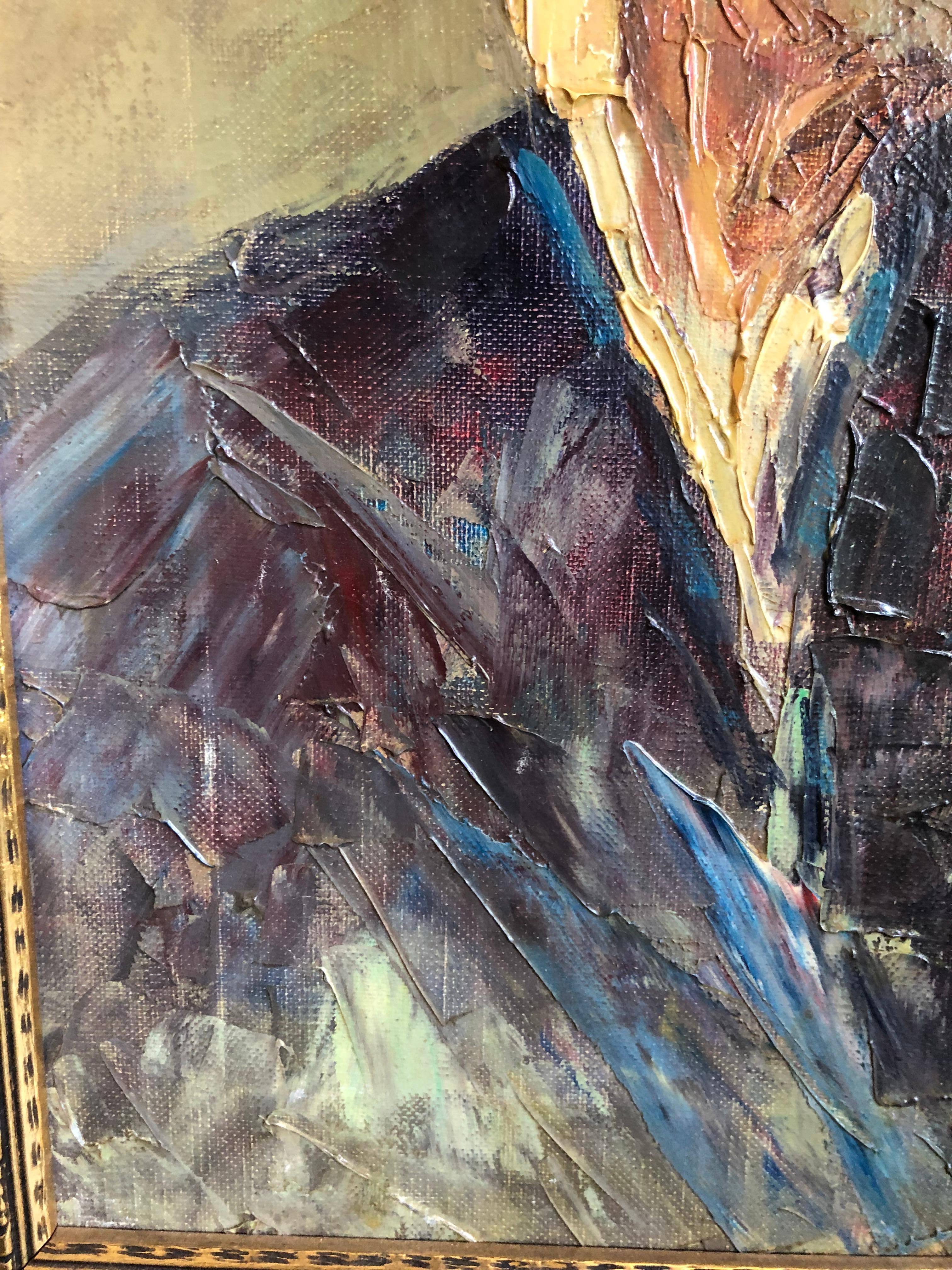 Tela Abdurrahim Buza, Olio su tela