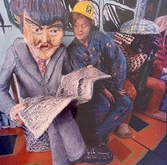 1986 Red Grooms & Sculpture Vintage C-Print Photograph Abe Frajndlich Colo Photo