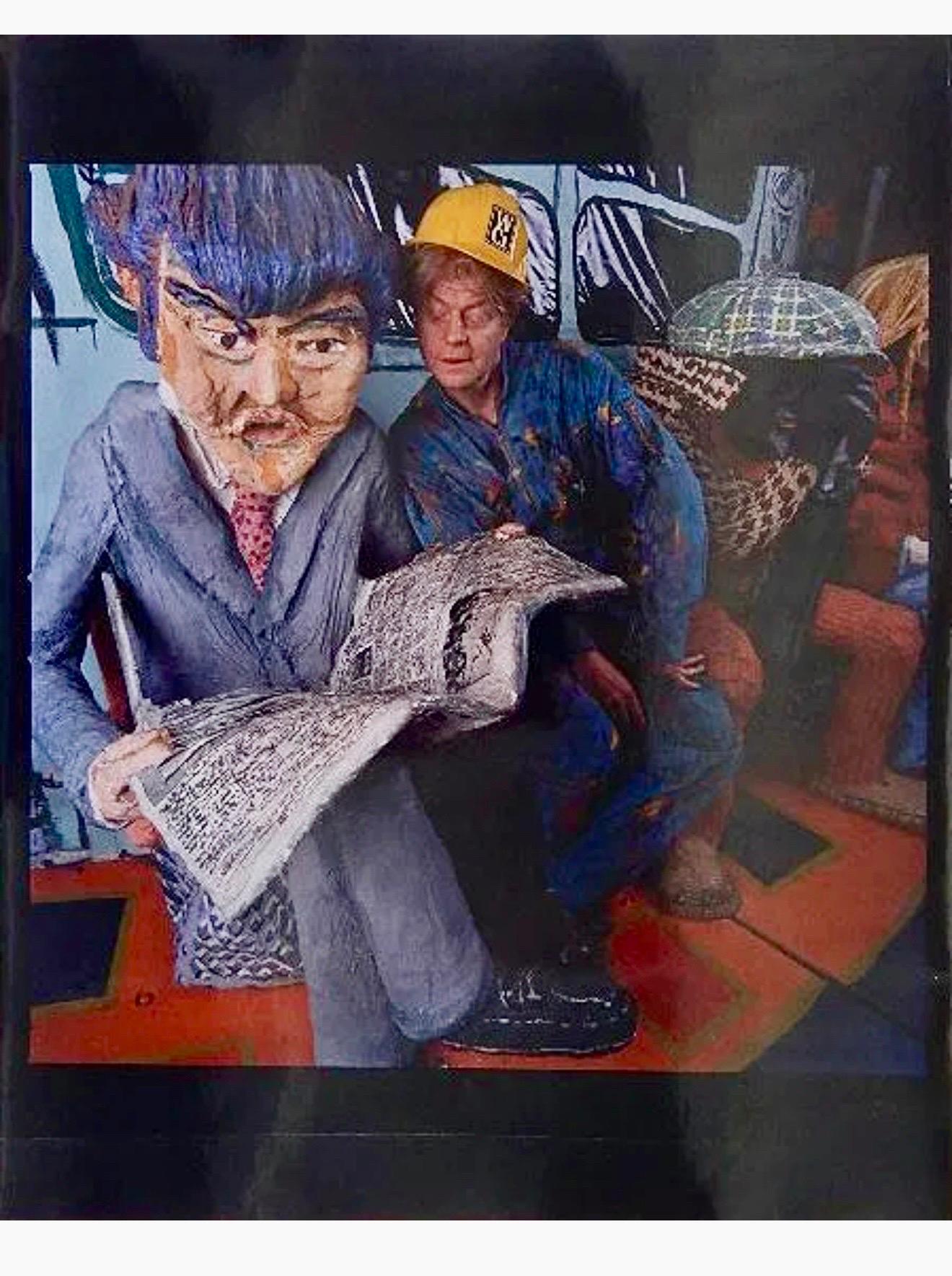 1986 Red Grooms & Sculpture Vintage C-Print Photograph Abe Frajndlich Colo Photo For Sale 7