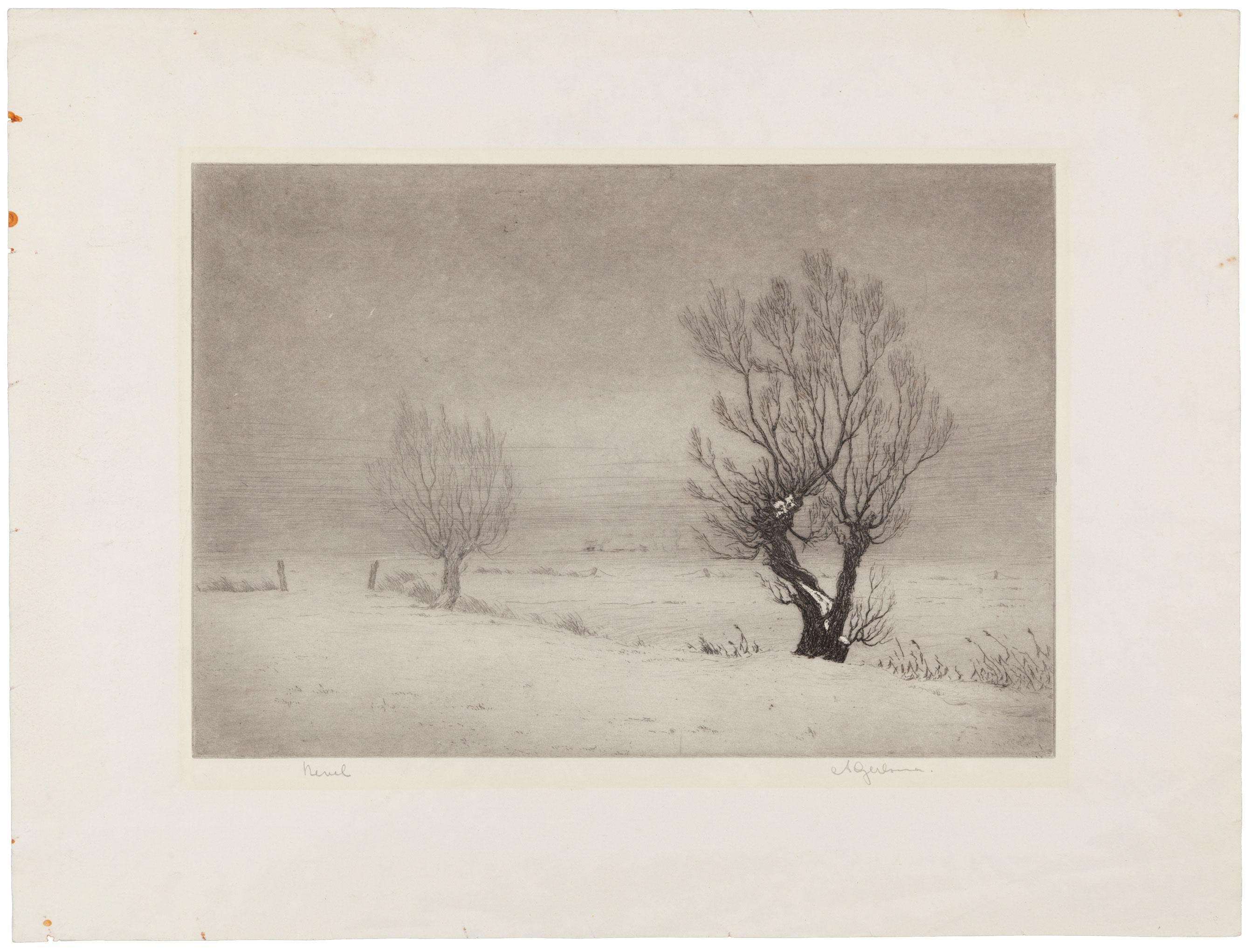 Landscape Print de Abe Gerlsma - Nevel