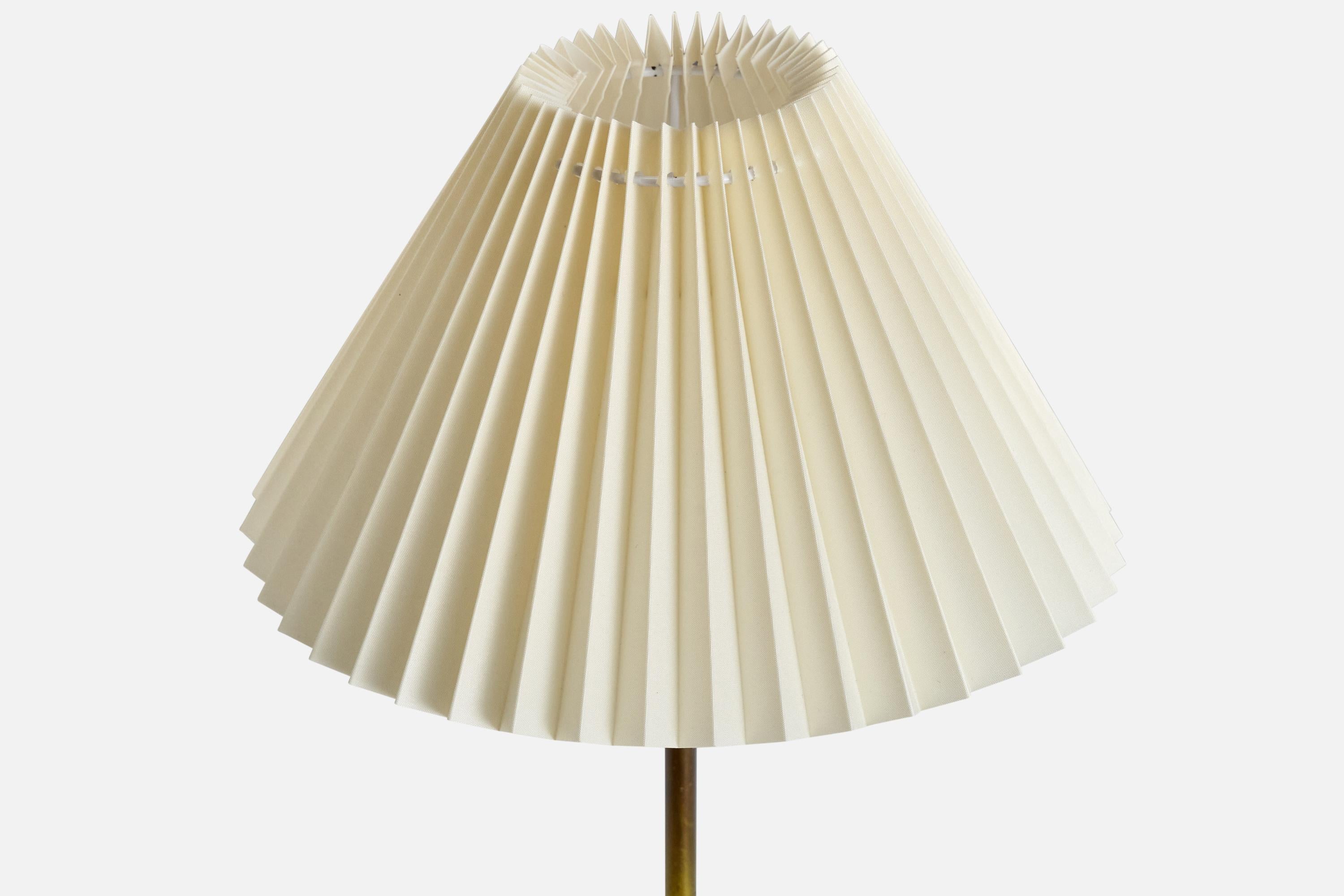 Suédois ABEA, lampes de table, laiton, Suède, années 1950 en vente