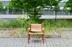 Abel Gonzalez Saddle Leather Argentina Safari Lounge Chair