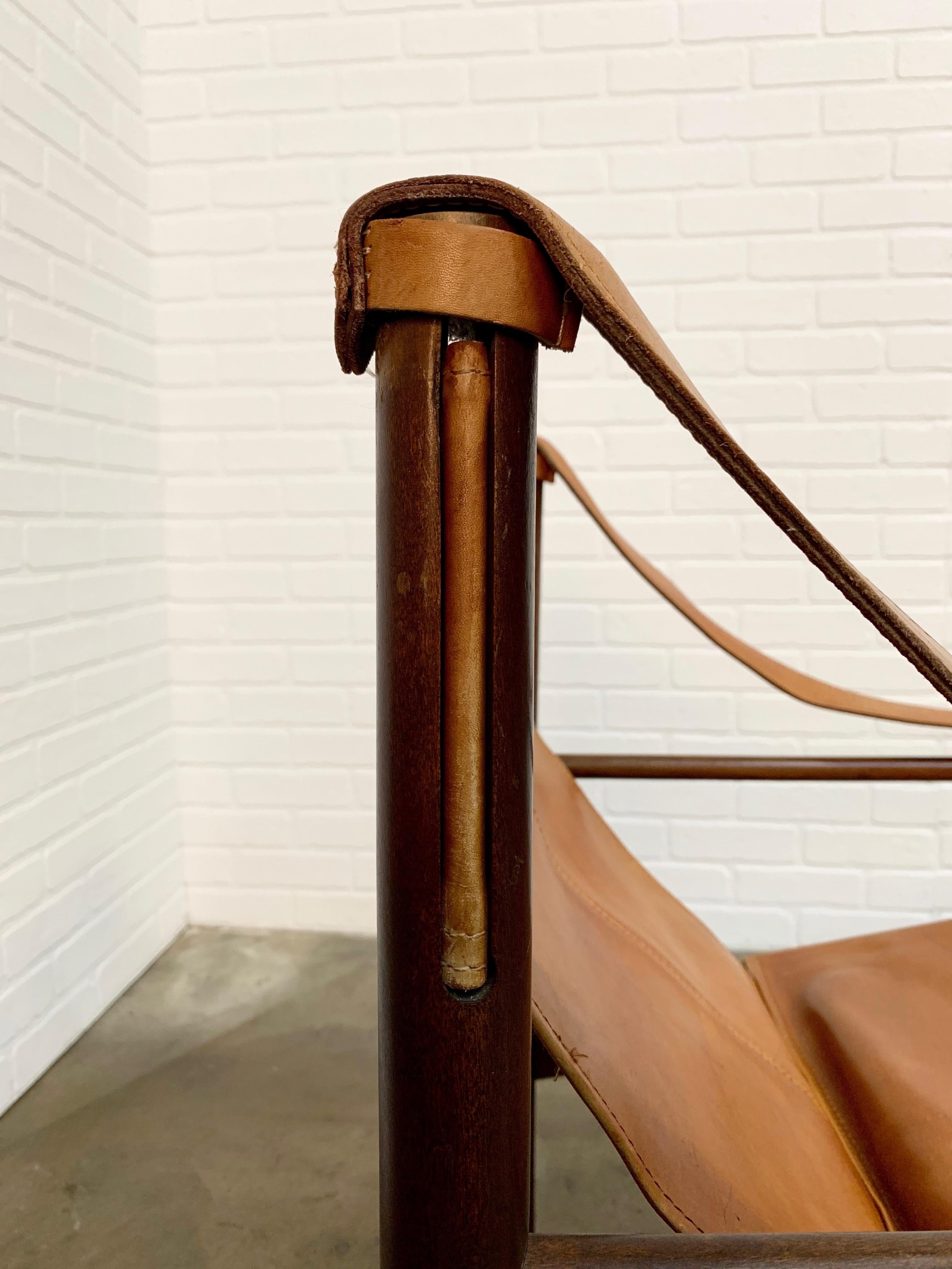 Abel Gonzalez Safari Sling Lounge Chairs In Good Condition In Denton, TX
