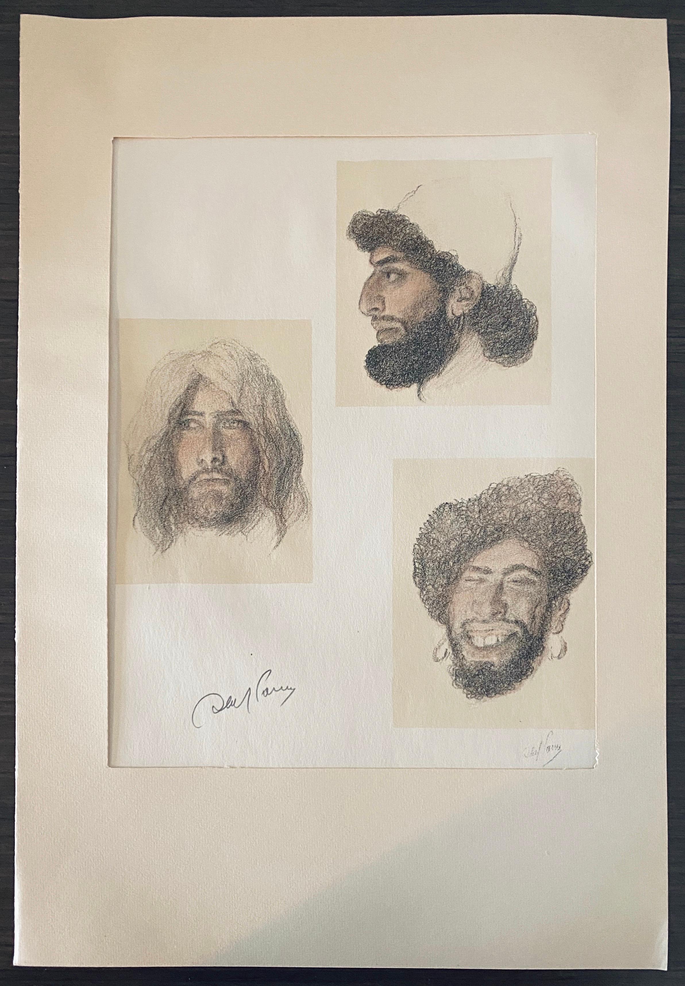 Abel Pann Israeli Bezalel Art School Litografia Judaica Stampa biblica Arte ebraica in vendita 9