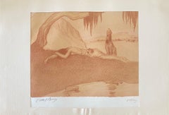 Abel Pann Israeli Bezalel School Lithograph Judaica Biblical Print Jewish Art