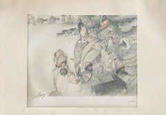 Abel Pann Israeli Bezalel School Lithograph Judaica Biblical Print Jewish Art