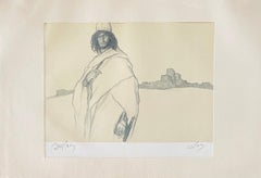 Abel Pann Israeli Bezalel School Lithograph Judaica Biblical Print Jewish Art