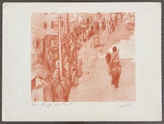 Abel Pann Israeli Bezalel School Lithograph Judaica Biblical Print Jewish Art