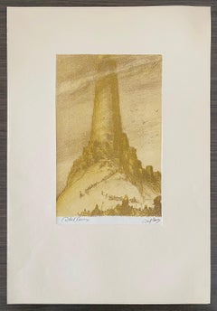 Abel Pann Israeli Bezalel School Lithograph Judaica Biblical Print Jewish Art