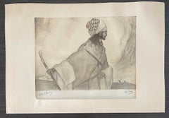 Abel Pann Israeli Bezalel School Lithograph Judaica Biblical Print Jewish Art