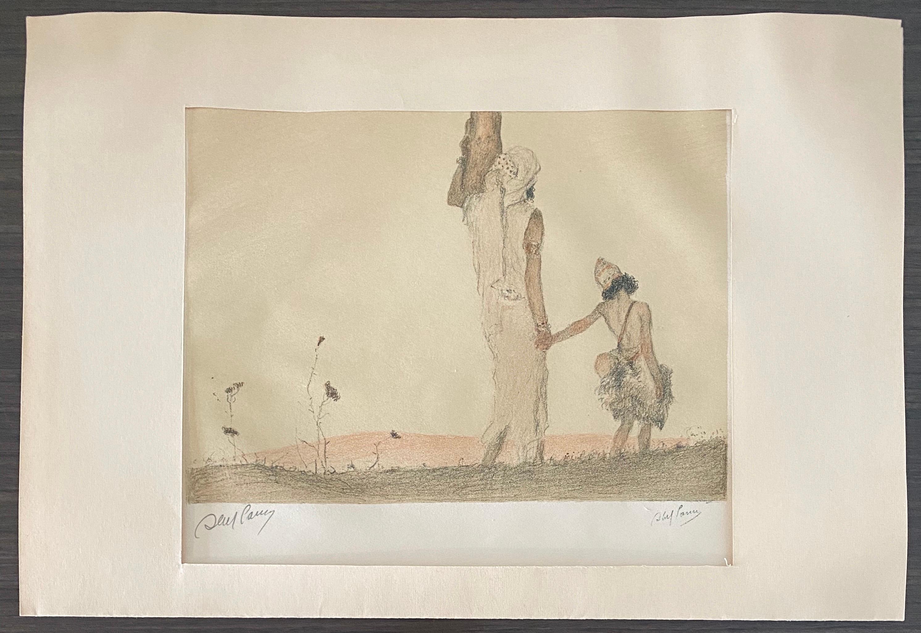 Abel Pann (1883-1963) era un pittore ebreo europeo che si stabilì nel quartiere Talpiot di Gerusalemme all'inizio del XX secolo e insegnò all'Academy Arts di Bezalel sotto la guida di Boris Schatz.
Abba Pfeffermann (poi Abel Pann), nato in Lettonia