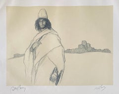 Abel Pann Israeli Bezalel Art School Litografia Judaica Stampa biblica Arte ebraica