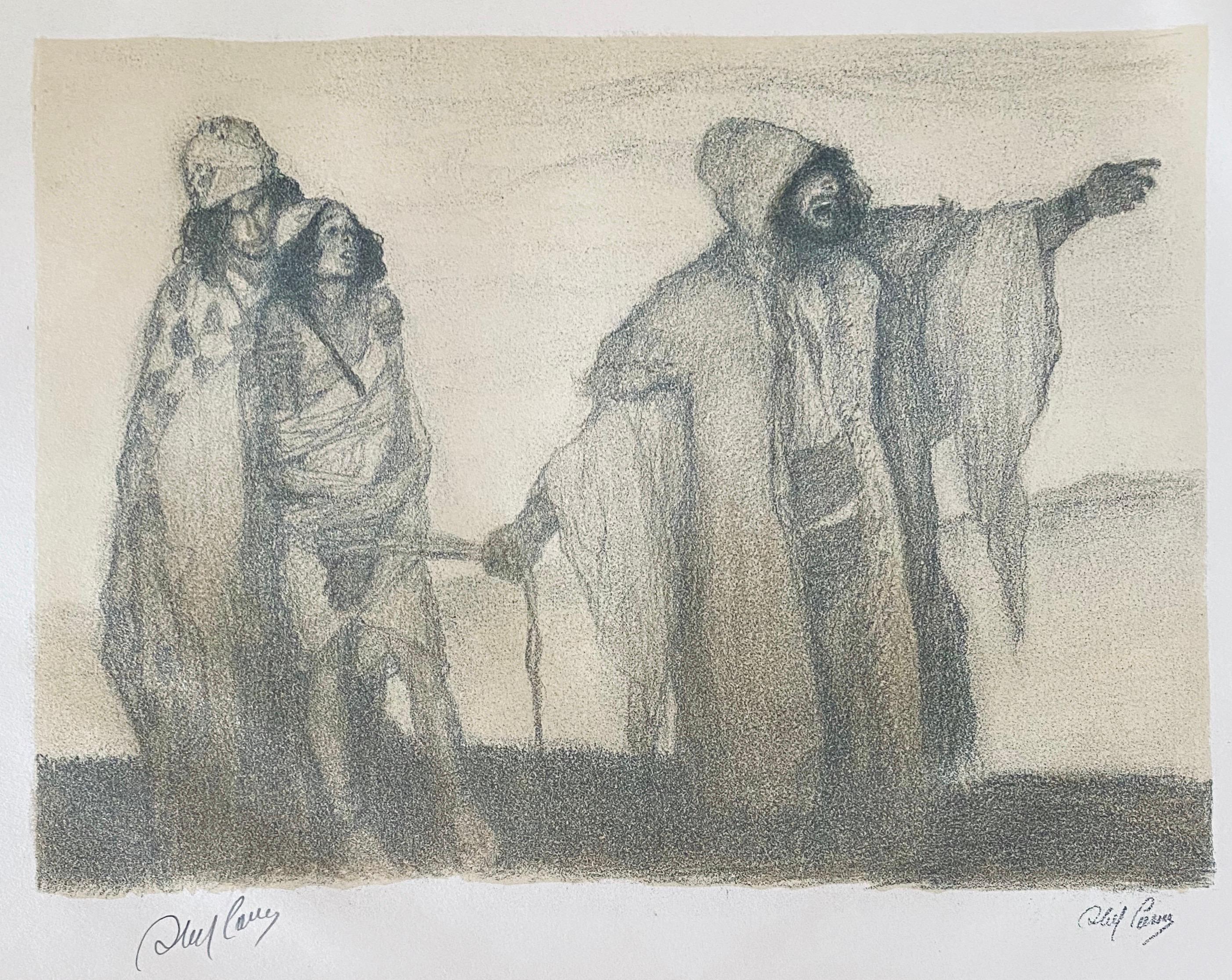 Abel Pann (1883-1963) era un pittore ebreo europeo che si stabilì nel quartiere Talpiot di Gerusalemme all'inizio del XX secolo e insegnò all'Academy Arts di Bezalel sotto la guida di Boris Schatz.
Abba Pfeffermann (poi Abel Pann), nato in Lettonia