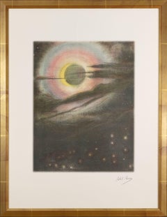 "God Made the Lesser Light" Giclée print after original lithograph by Abel Pann