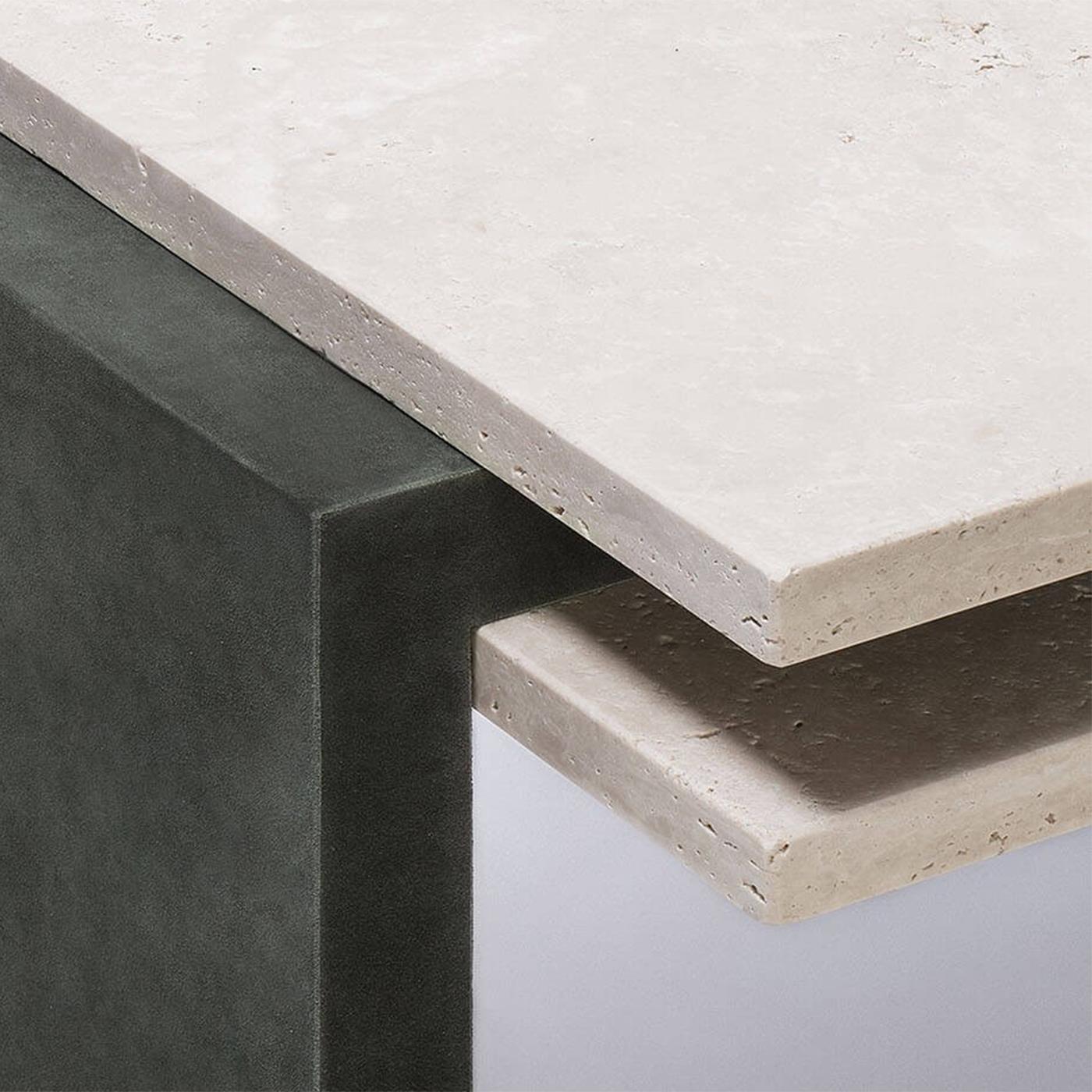 rh travertine console