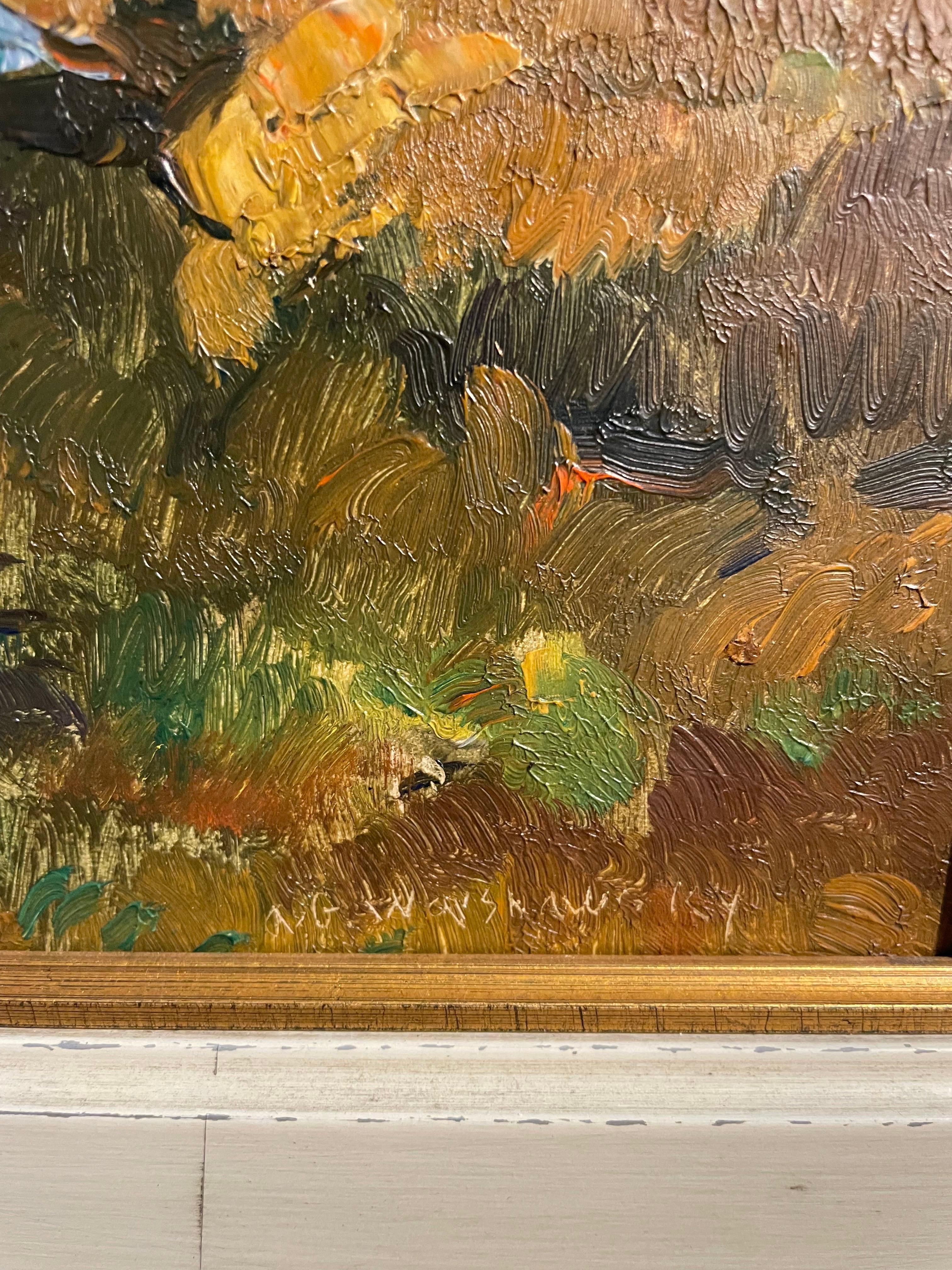 Pittura di paesaggio marino dei primi anni del XX secolo in vendita 6