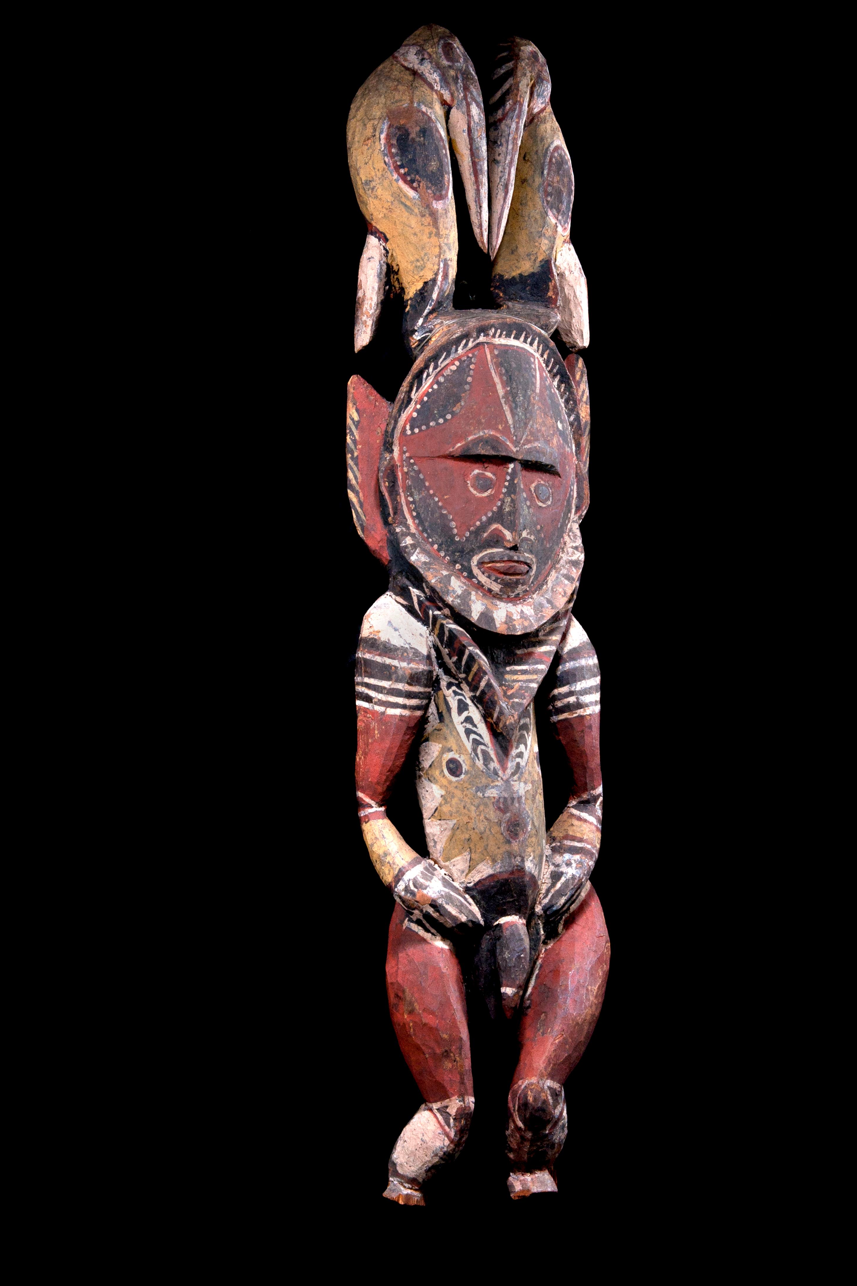 Hand-Carved Abelam Ancestor Figure, Papua New Guinea, 20th Century