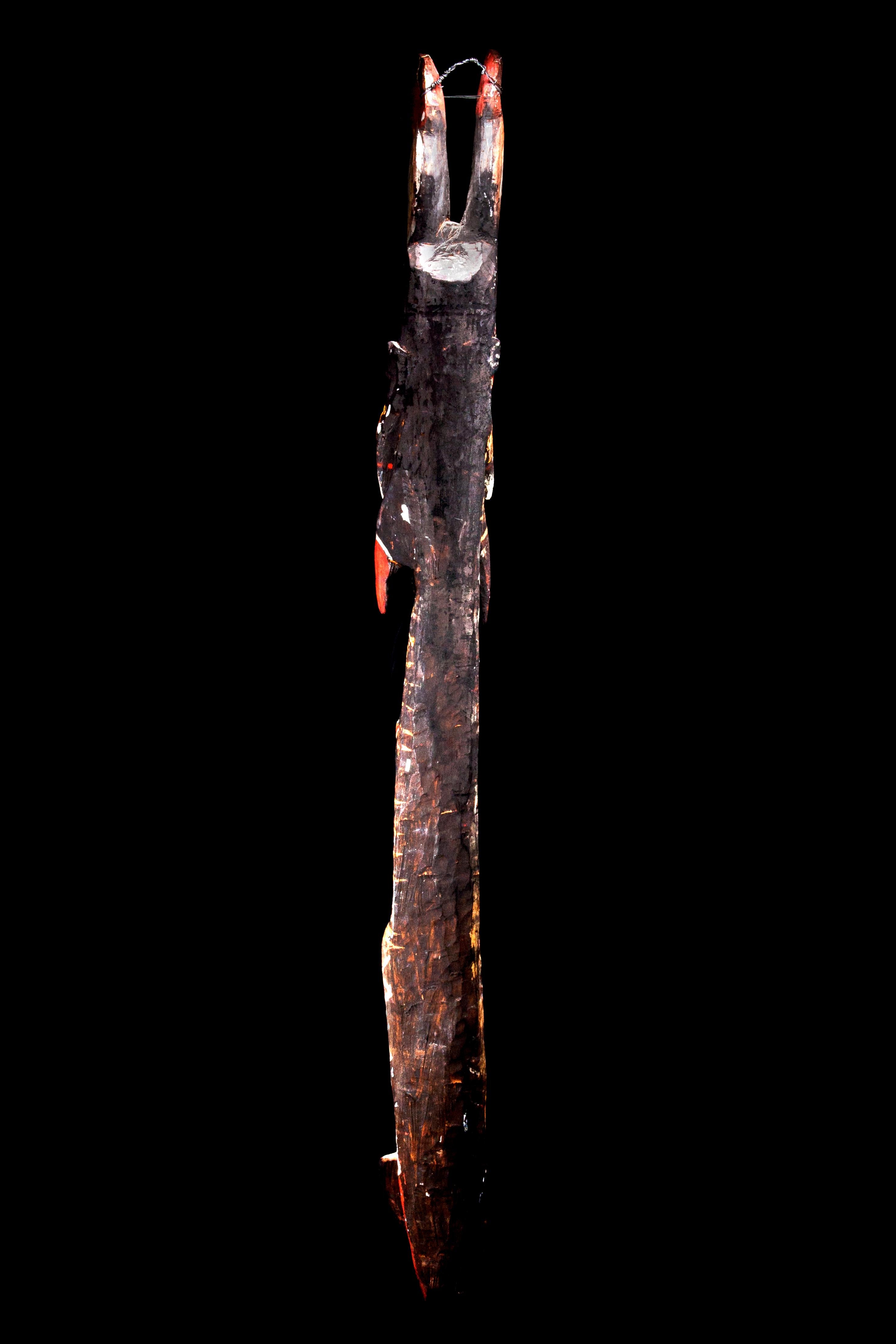 Primitive Abelam Ancestor Pole, Papua New Guinea, 20th Century